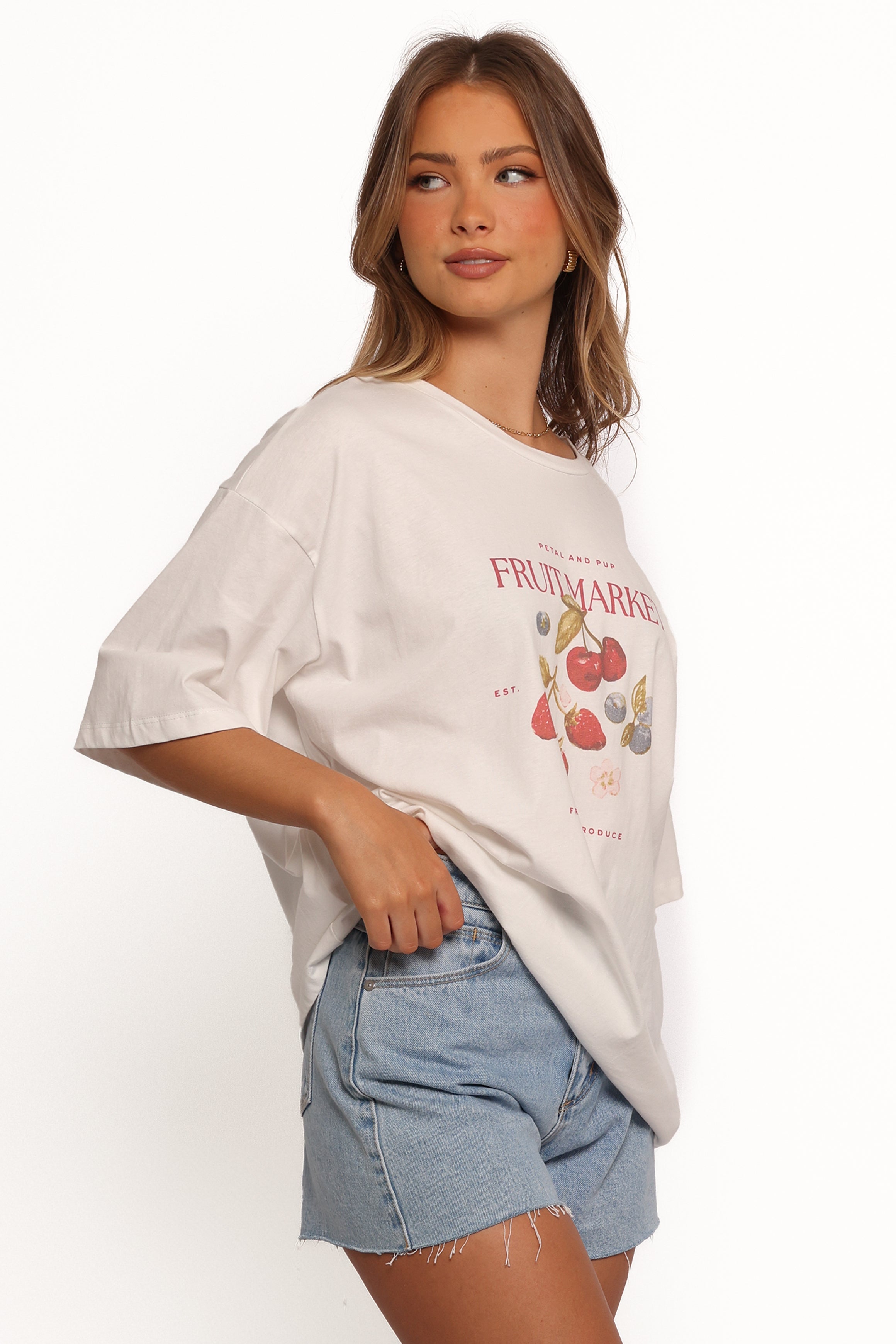 Petal and Pup USA TOPS Loa Graphic Tee - White