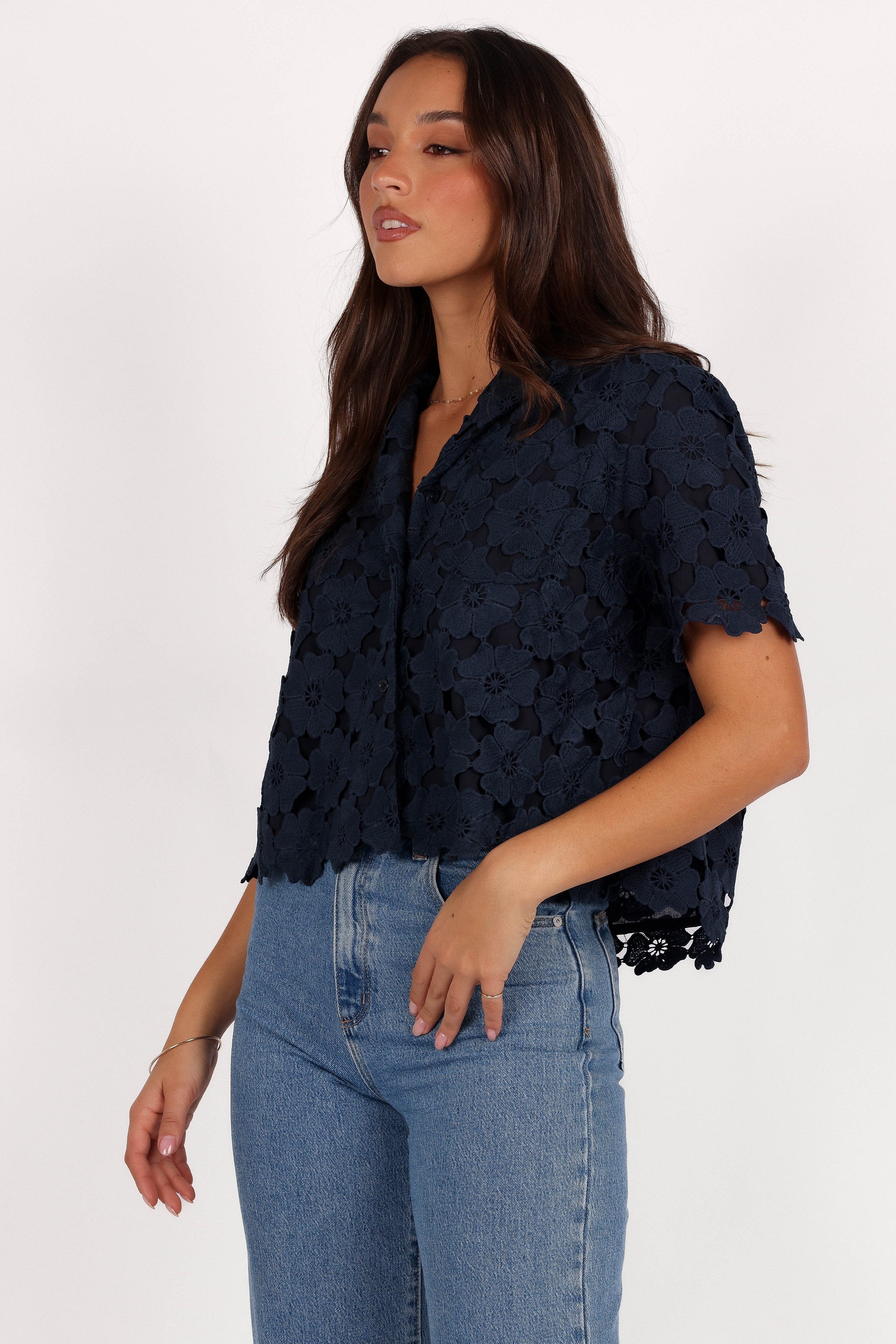 Petal and Pup USA TOPS Locale Top - Navy