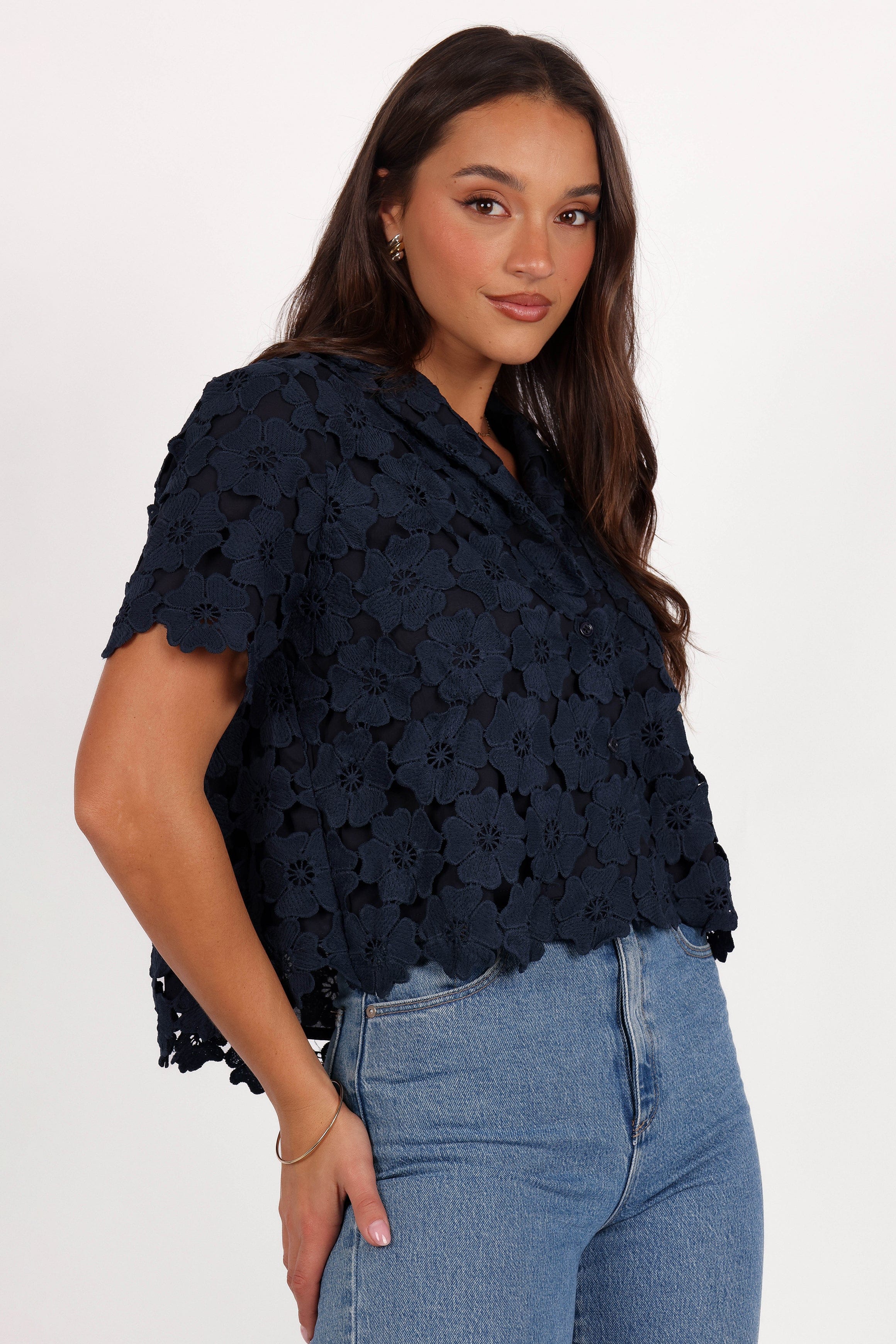 Petal and Pup USA TOPS Locale Top - Navy