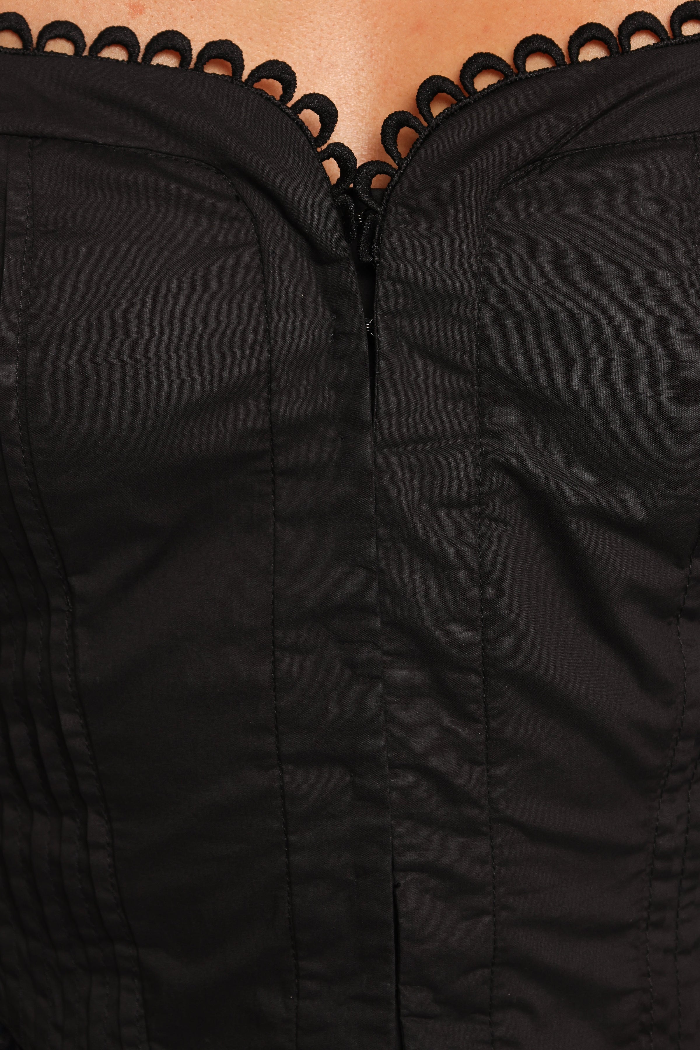 Petal and Pup USA TOPS Lorelei Corset Top - Black