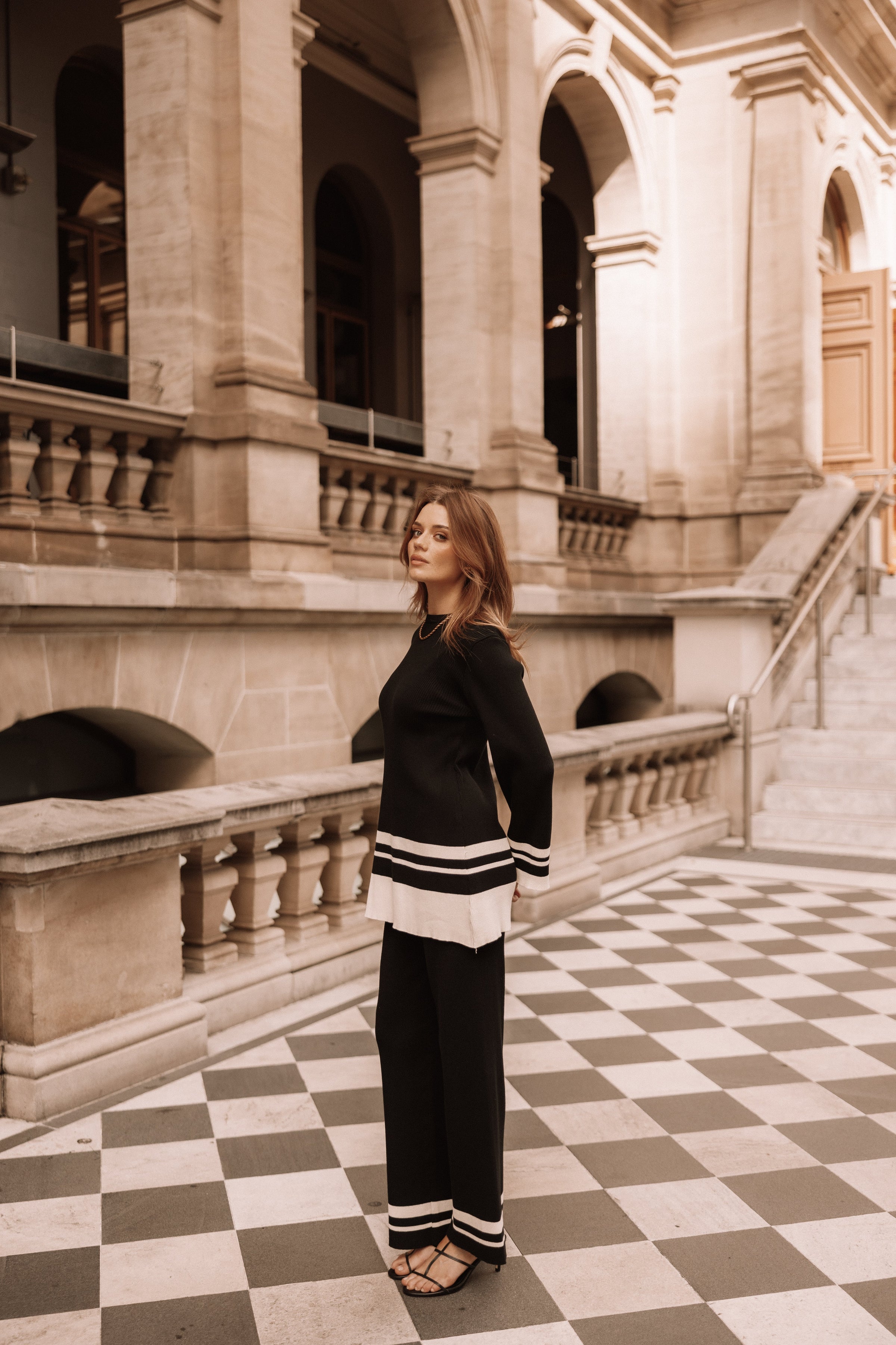 Petal and Pup USA TOPS Lowell Top - Black Off White