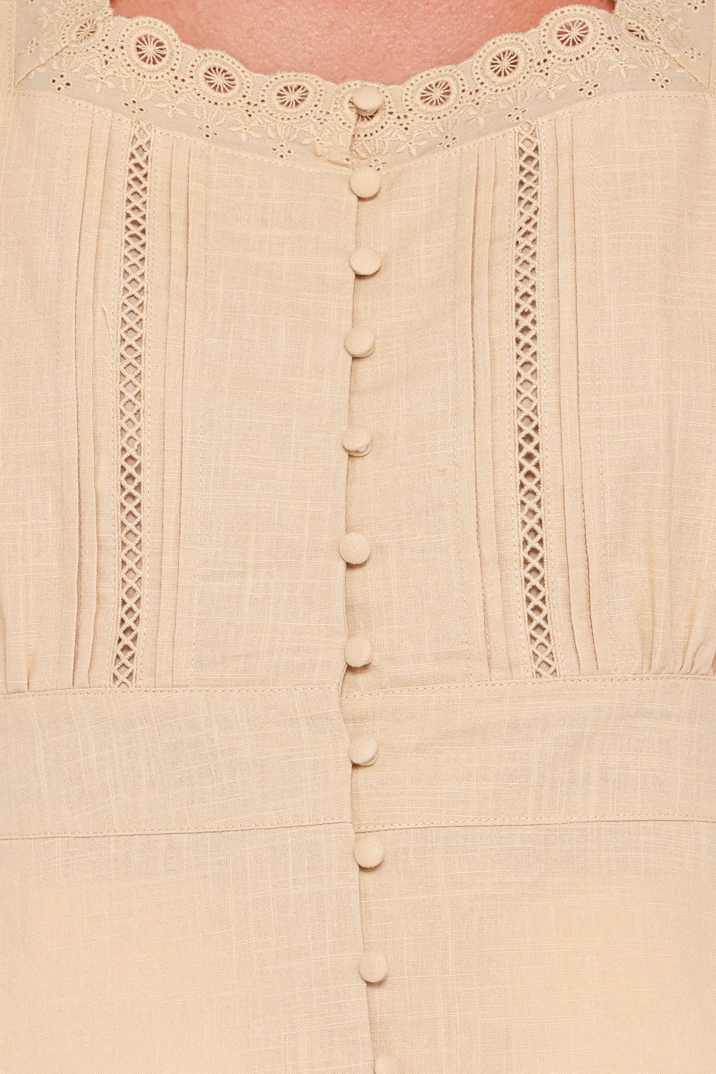 Petal and Pup USA TOPS Luke Button Top - Khaki