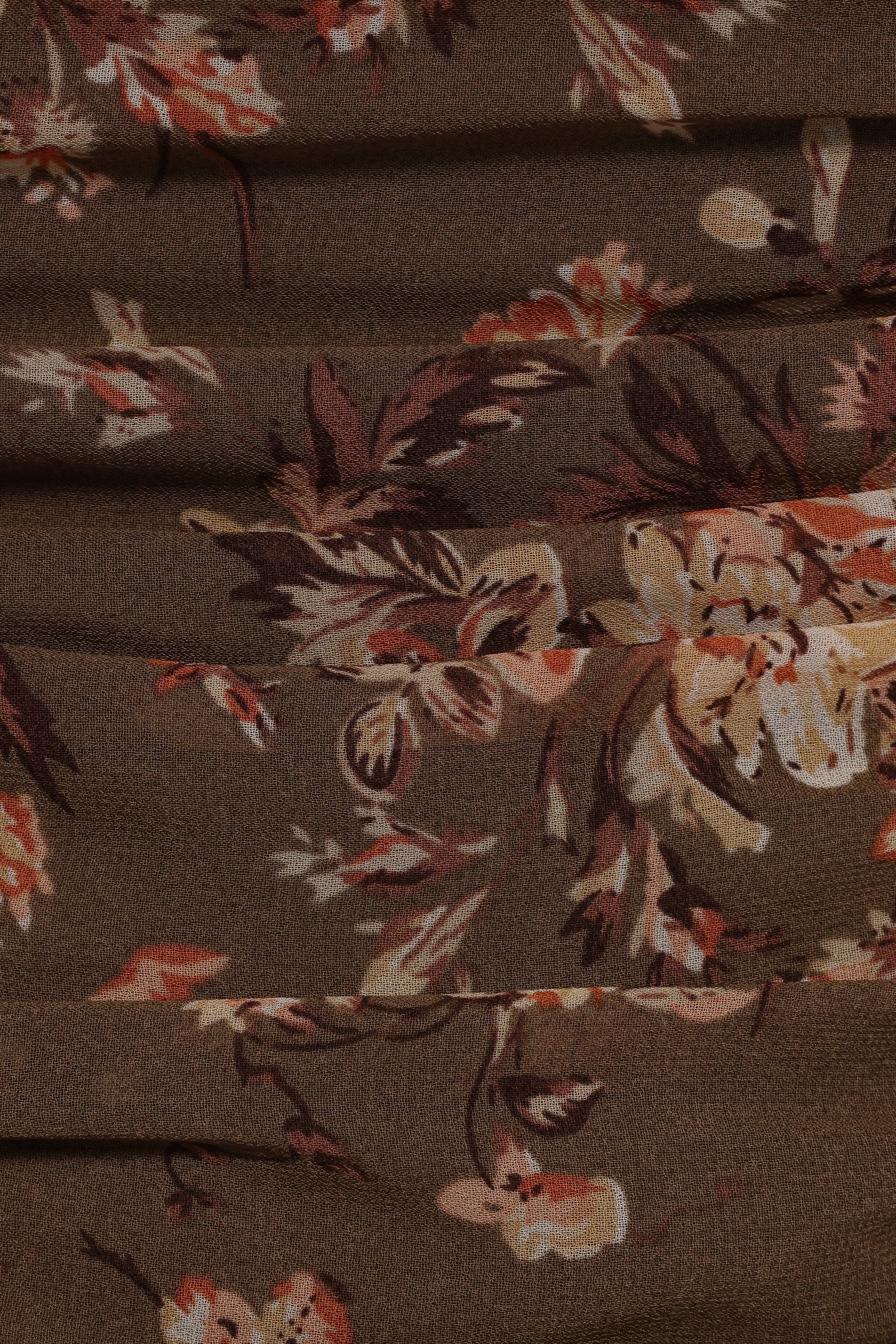 Petal and Pup USA TOPS Maia Long Sleeve Top - Olive Floral