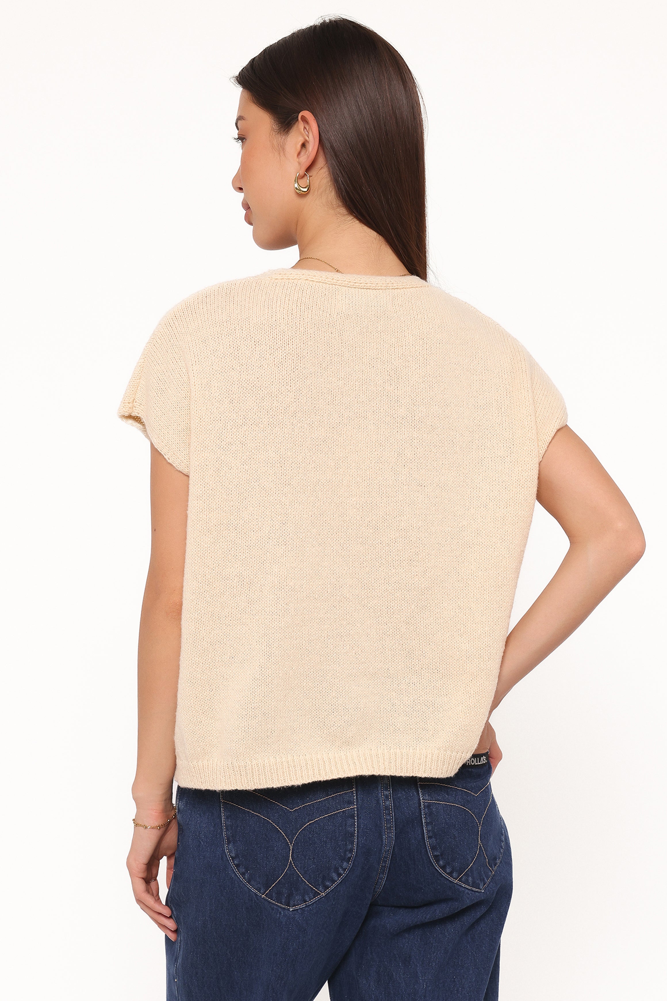 Petal and Pup USA TOPS Mariana Knit Vest - Lemon