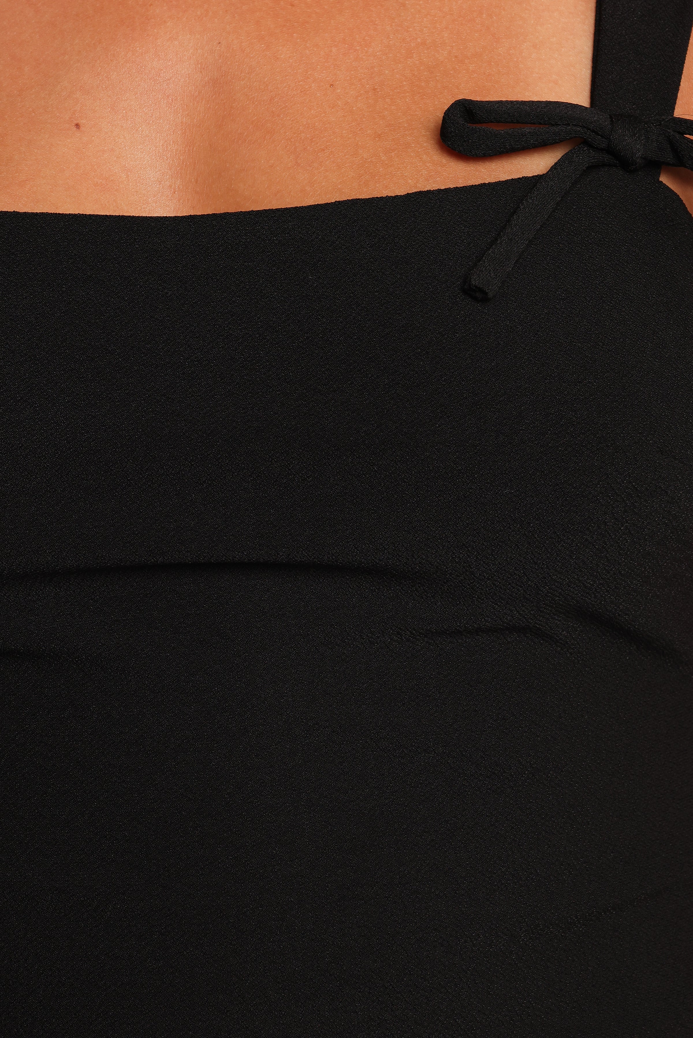 Petal and Pup USA TOPS Marley Bow Knit Top - Black