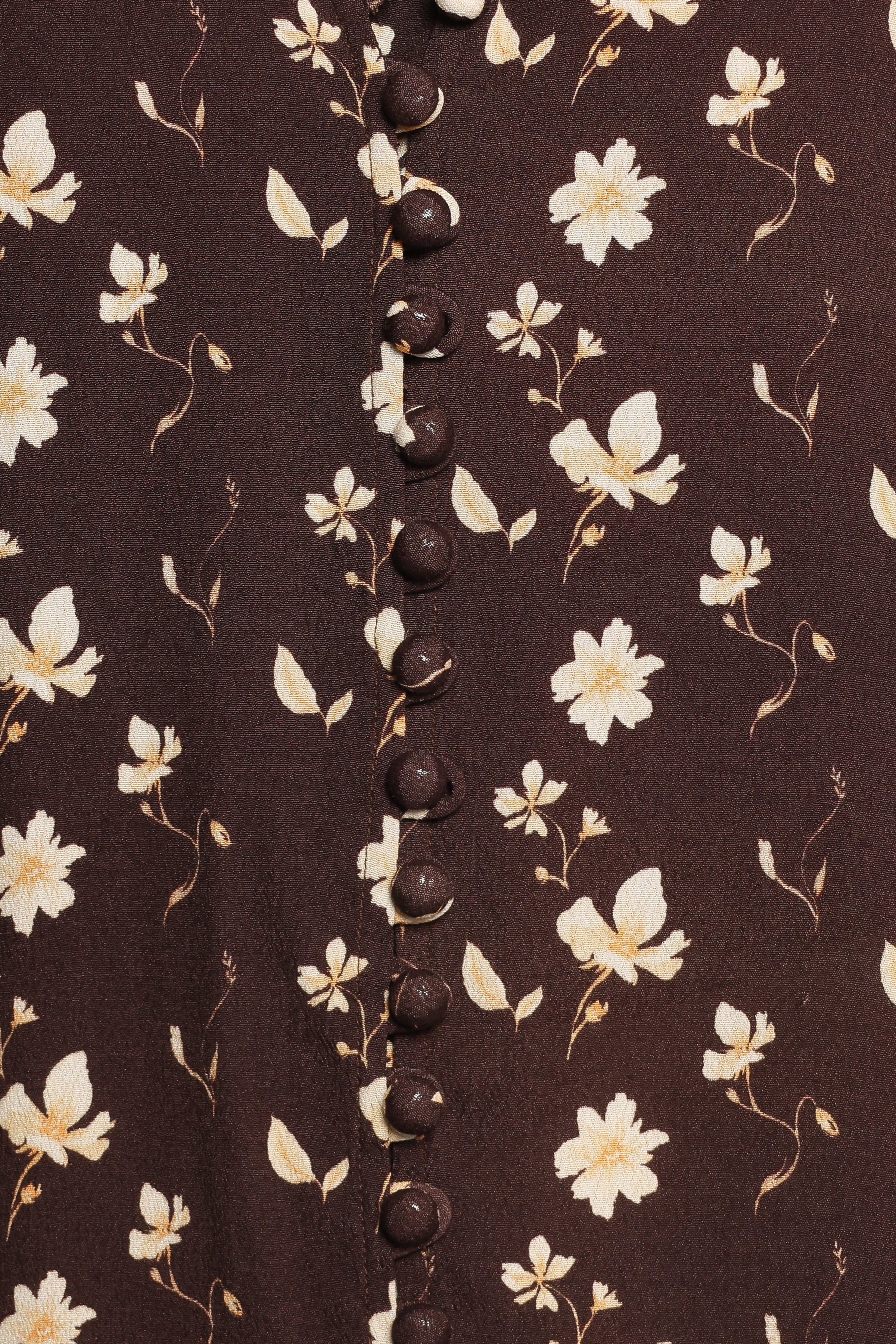 Petal and Pup USA TOPS Marni Top - Brown Ditsy (Hold for Rack)