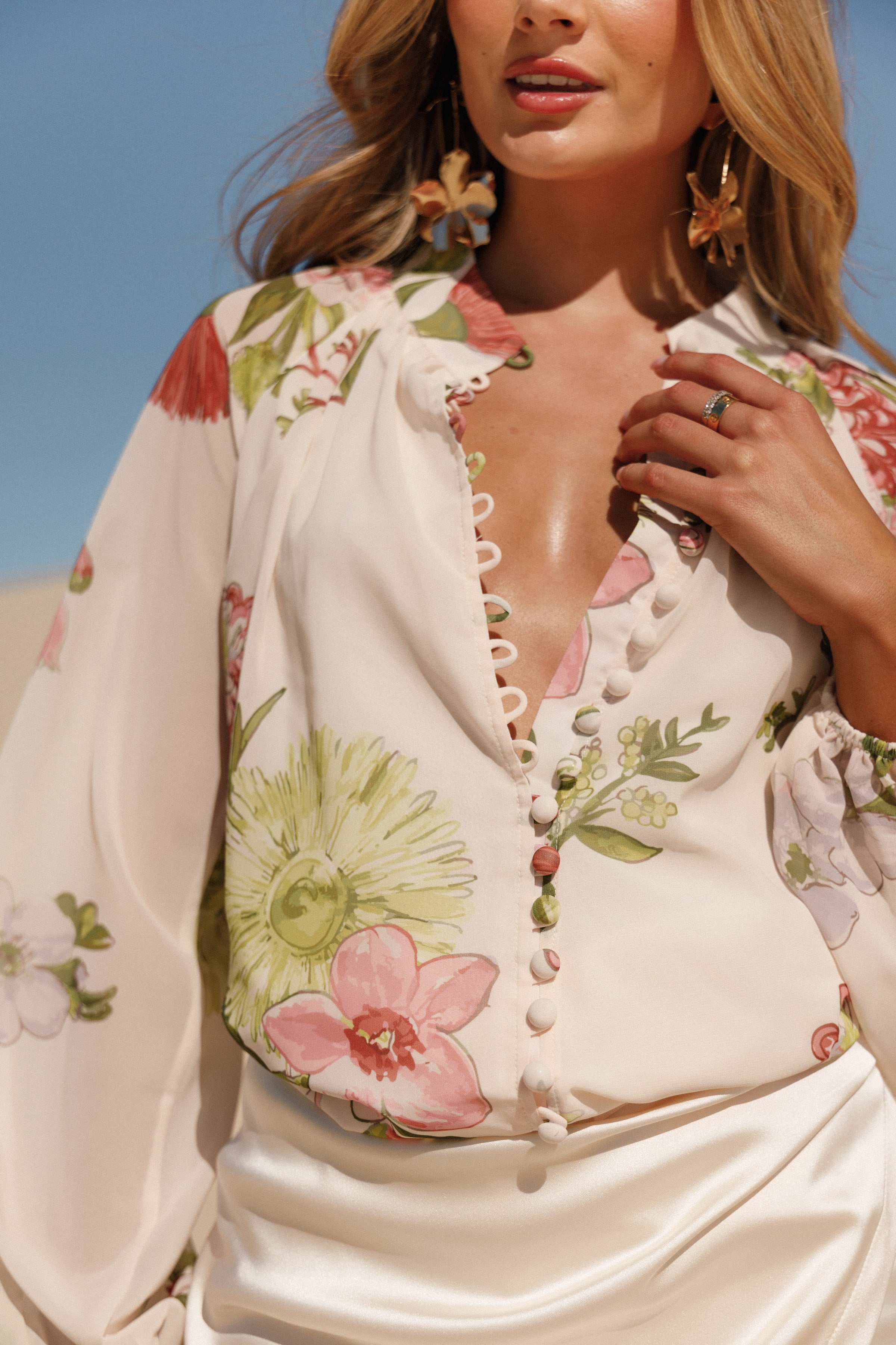 Petal and Pup USA TOPS Marni Top - Native Flora