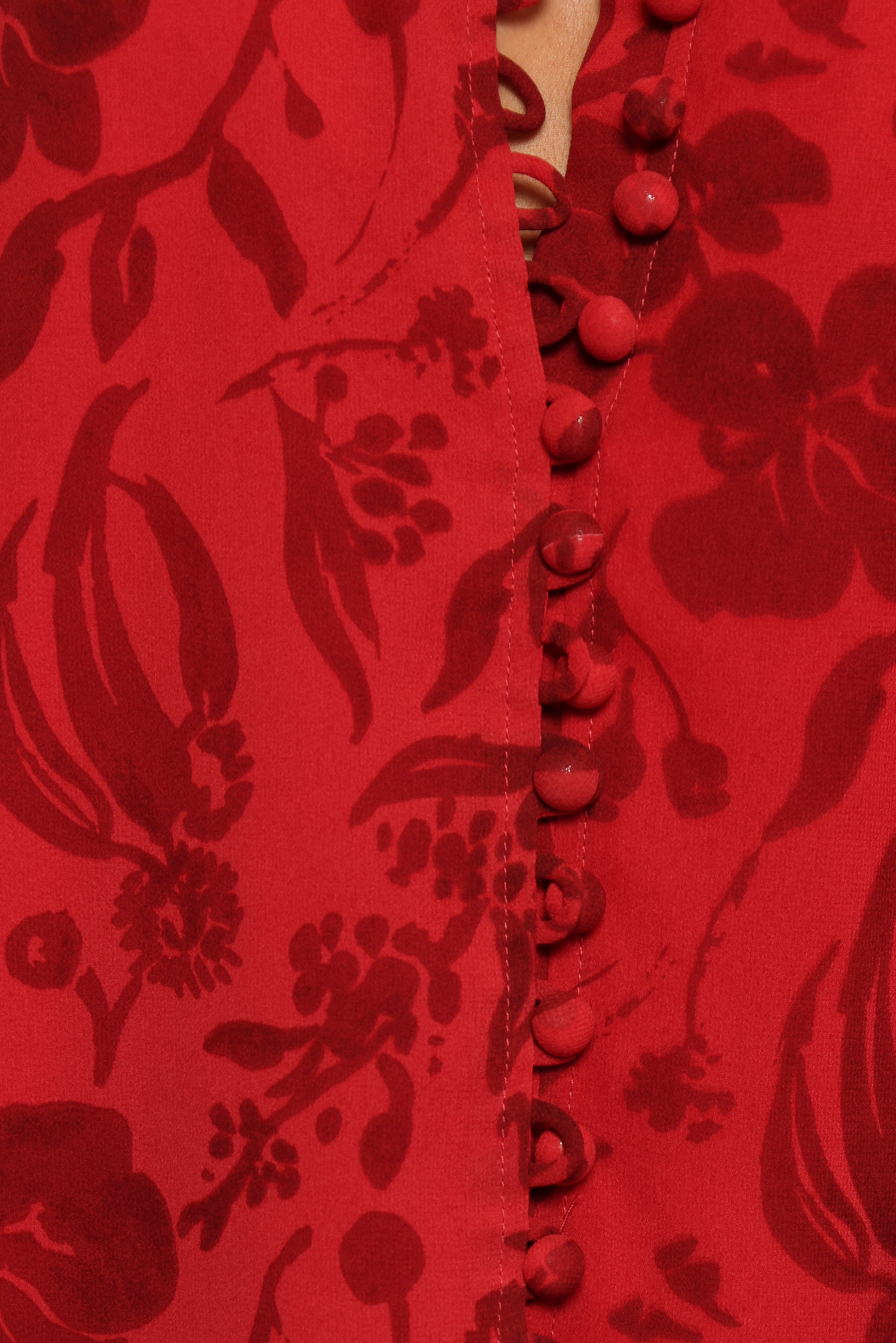 Petal and Pup USA TOPS Marni Top - Red Floral