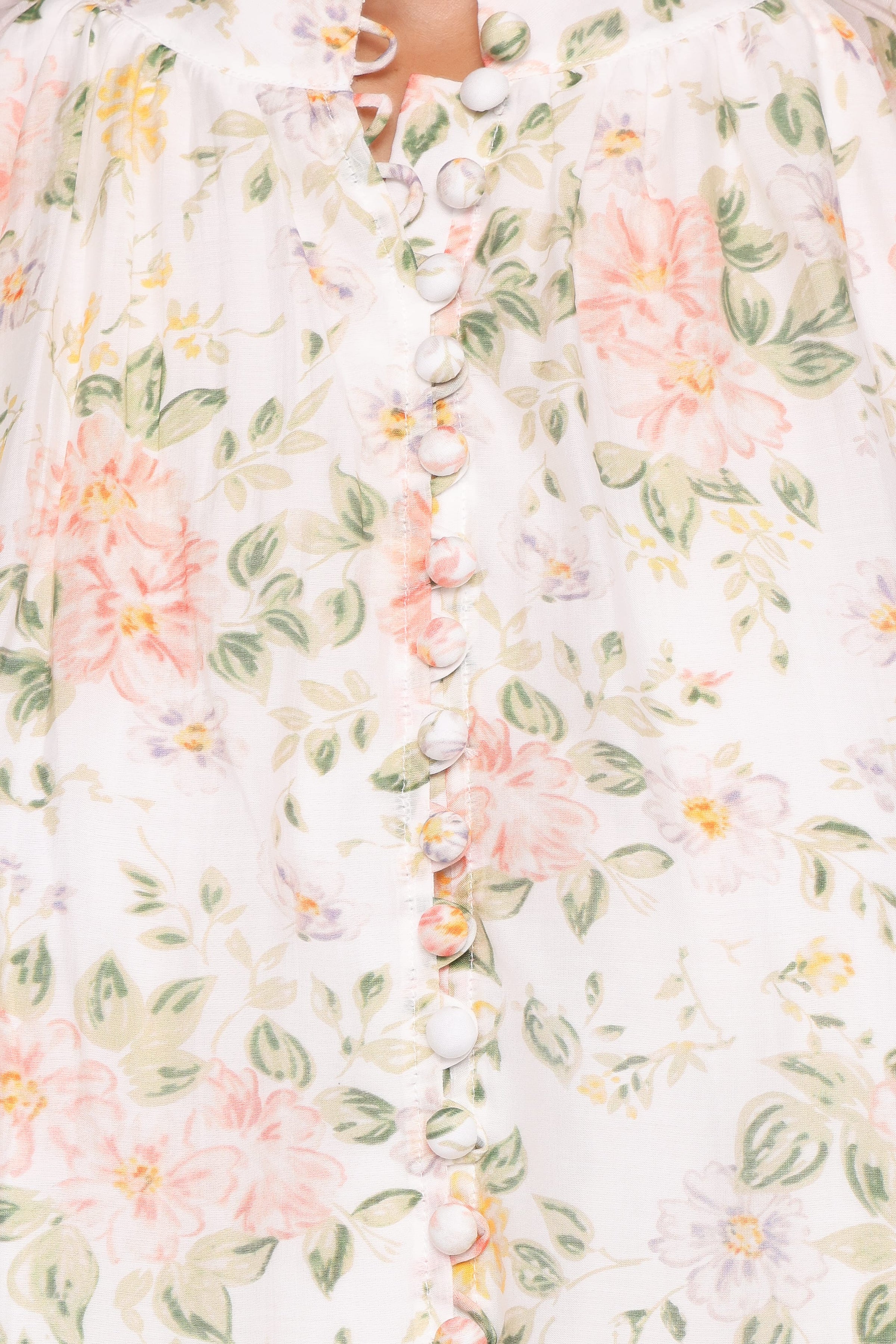 Petal and Pup USA TOPS Marni Top - White Multi Floral