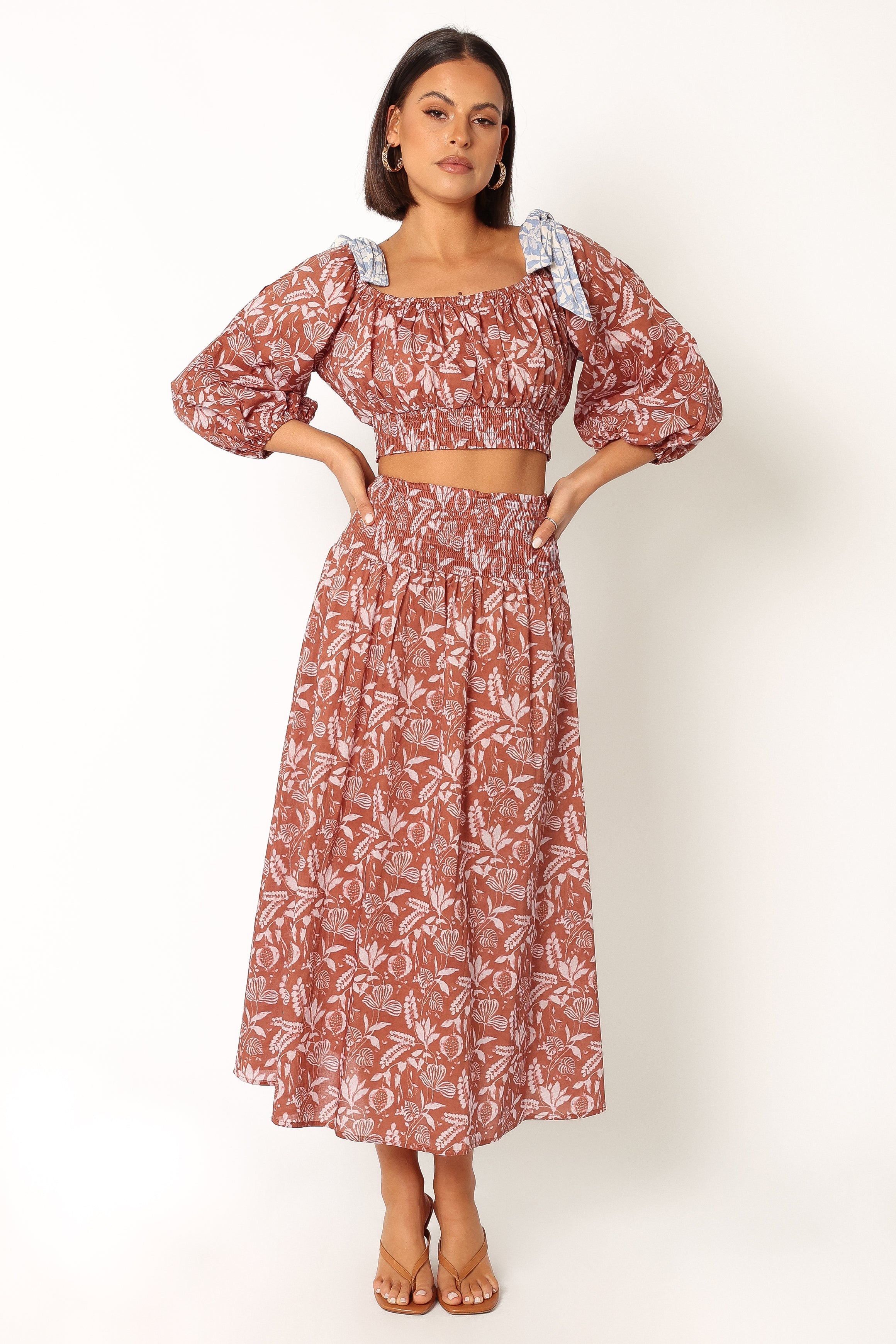 Petal and Pup USA TOPS Maryette Top - Cinnamon