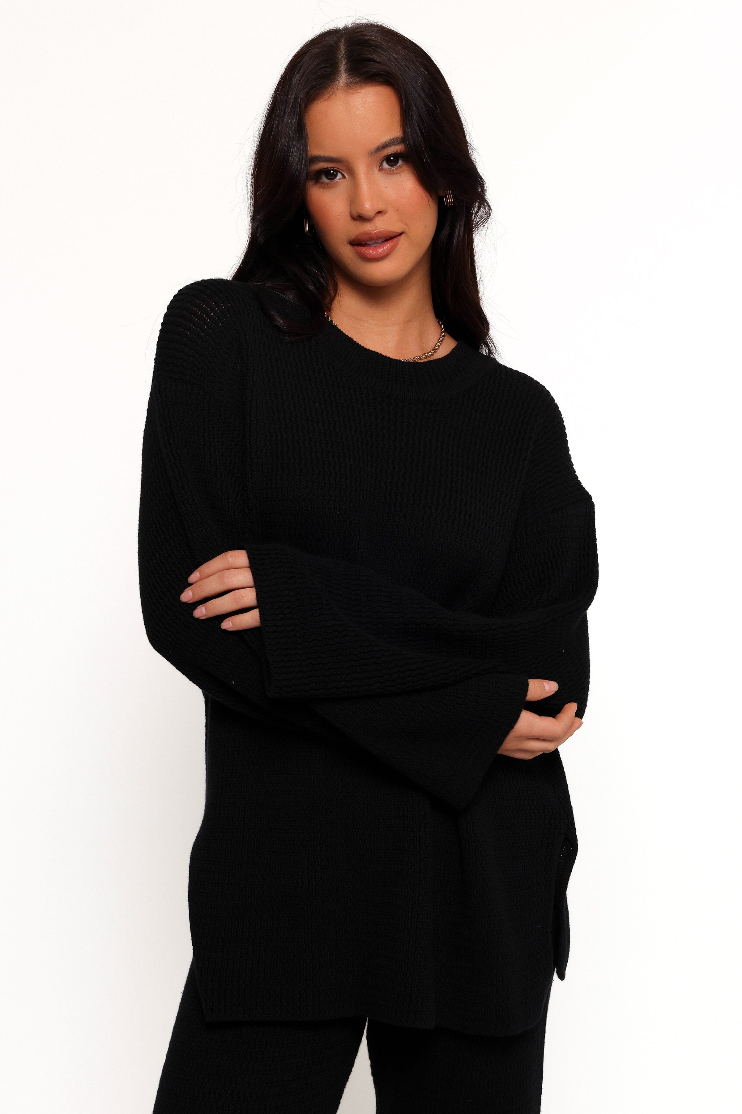 Petal and Pup USA TOPS McKinley Sweater - Black