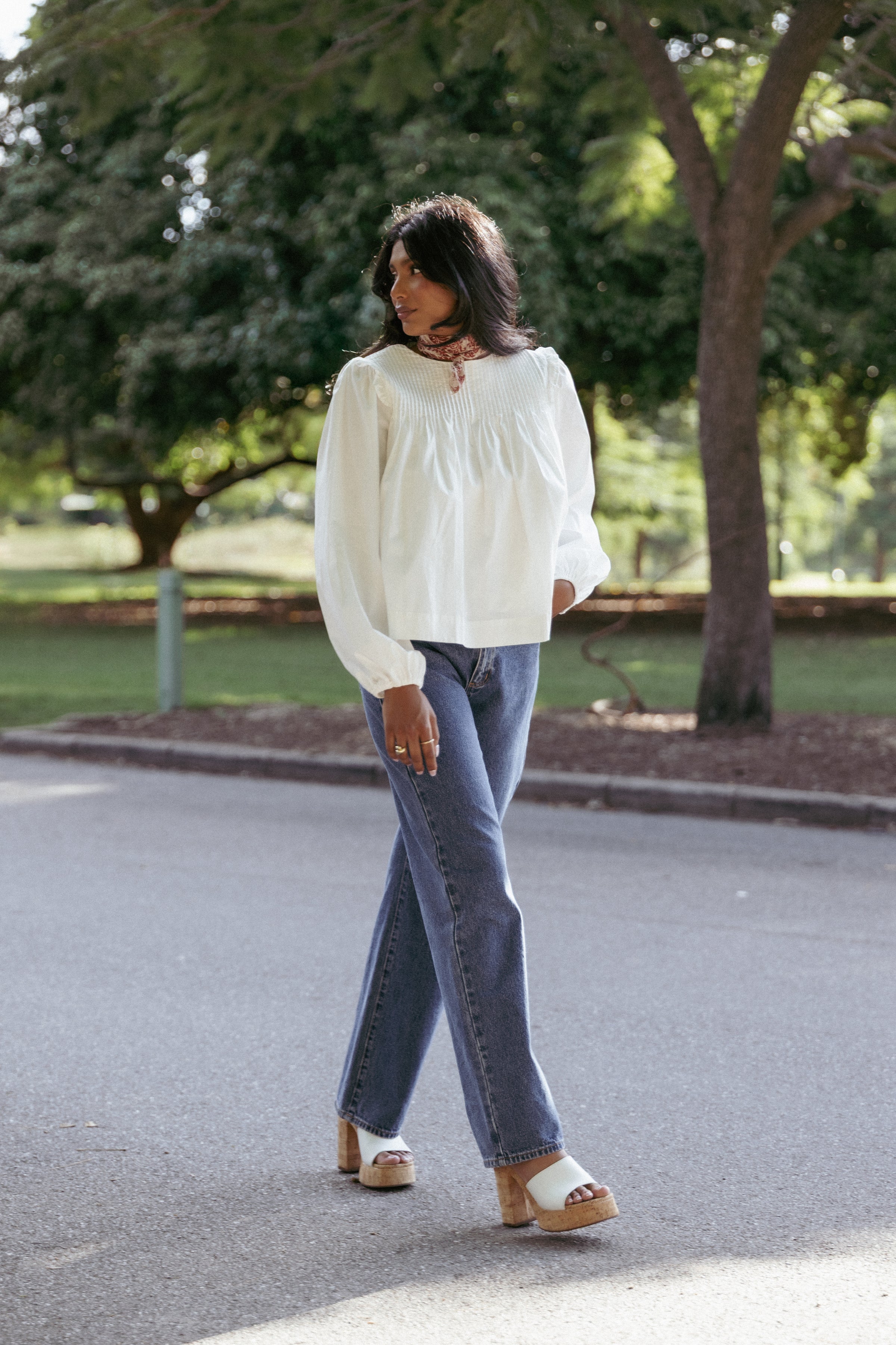 Petal and Pup USA TOPS Melba Blouse - White