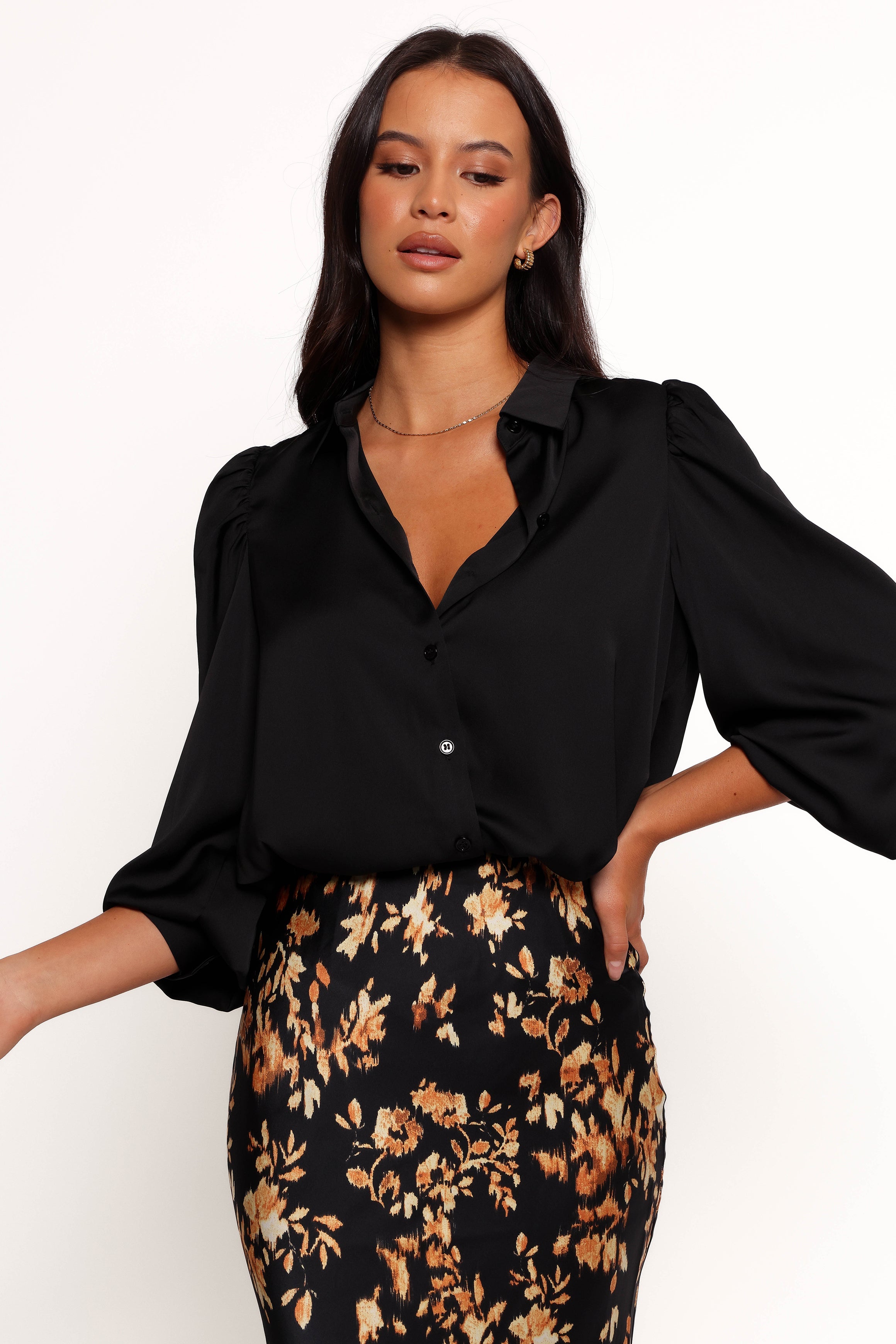 Petal and Pup USA TOPS Melodie Top - Black