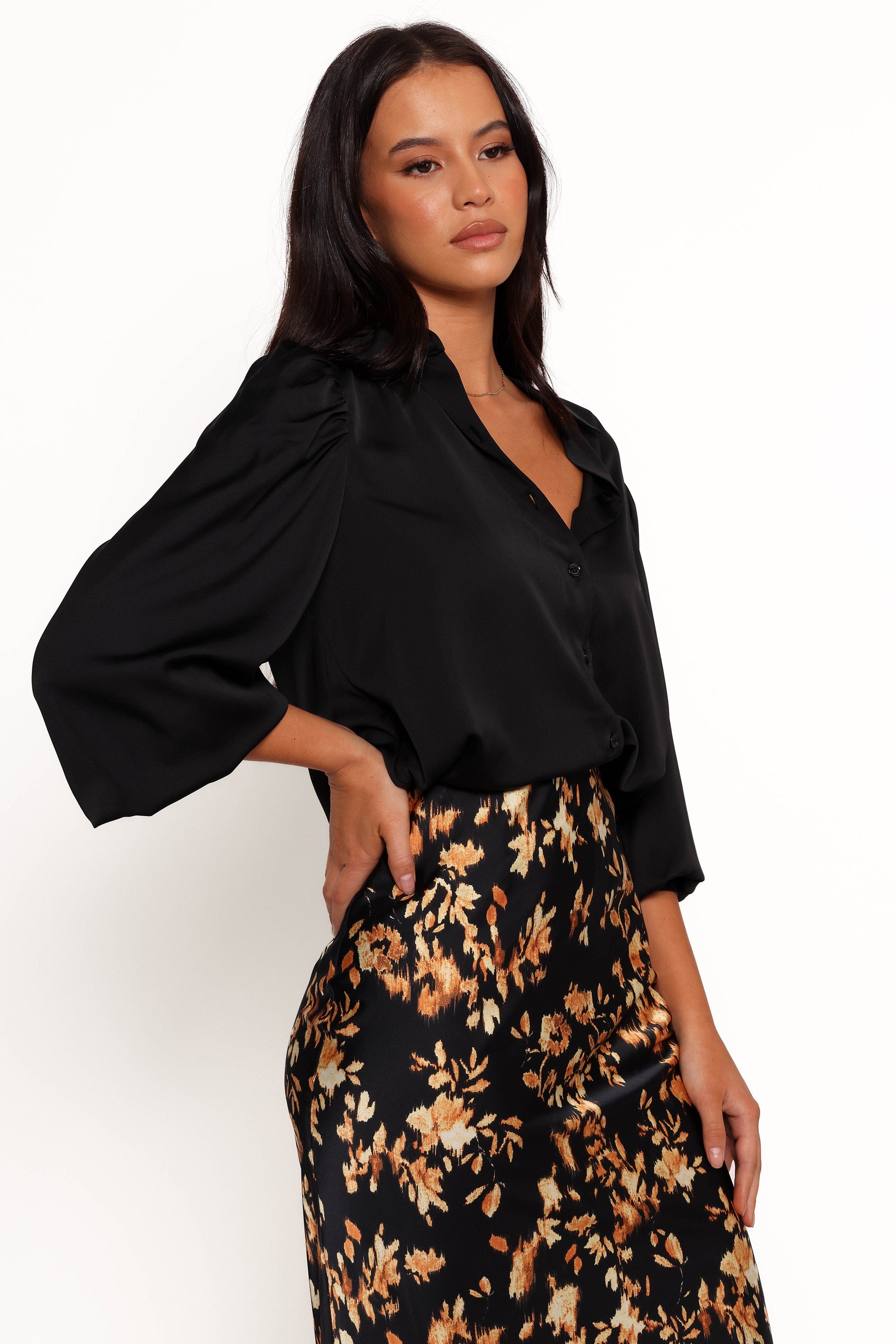 Petal and Pup USA TOPS Melodie Top - Black