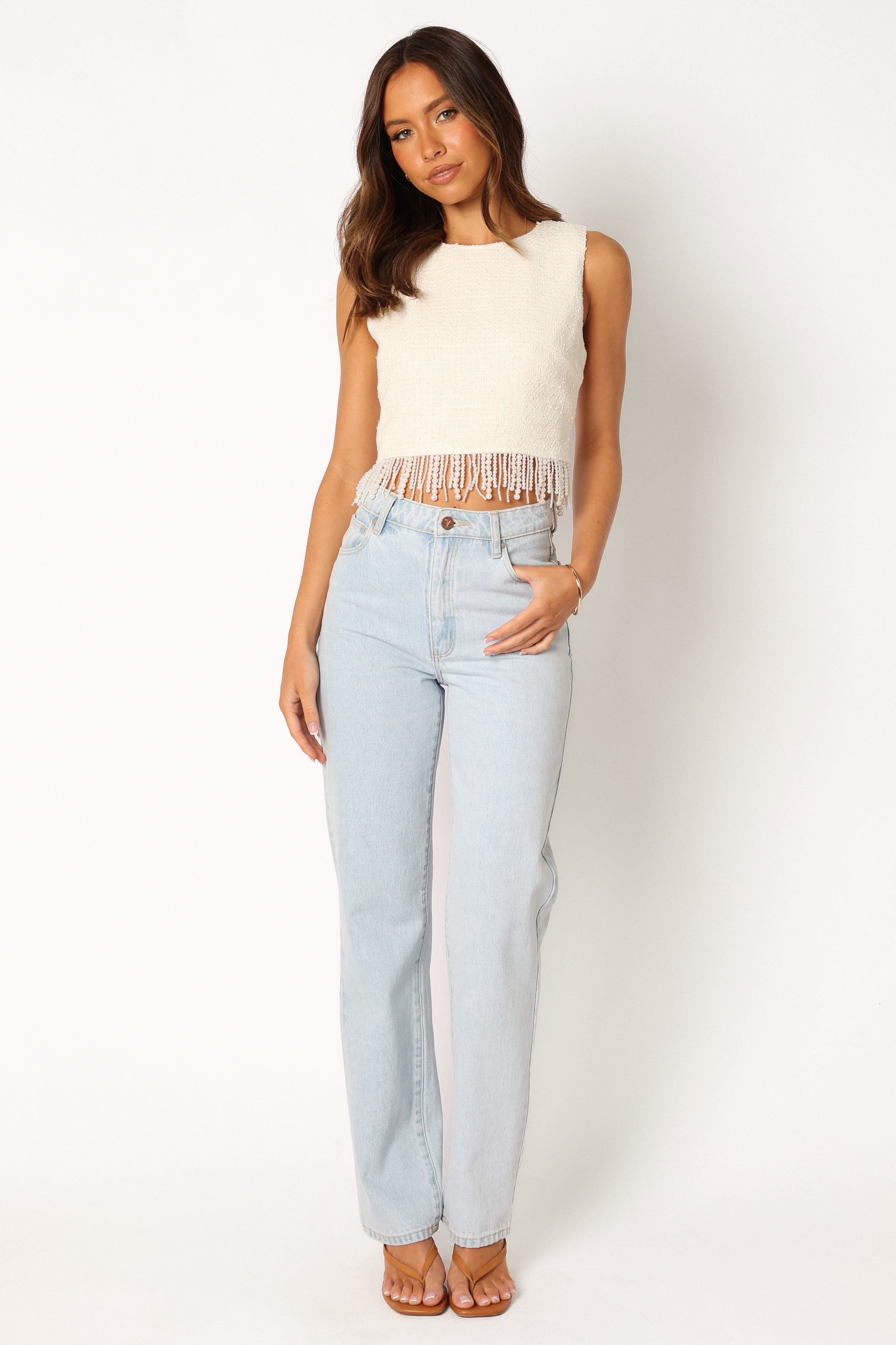 Petal and Pup USA TOPS Milana Top - Cream