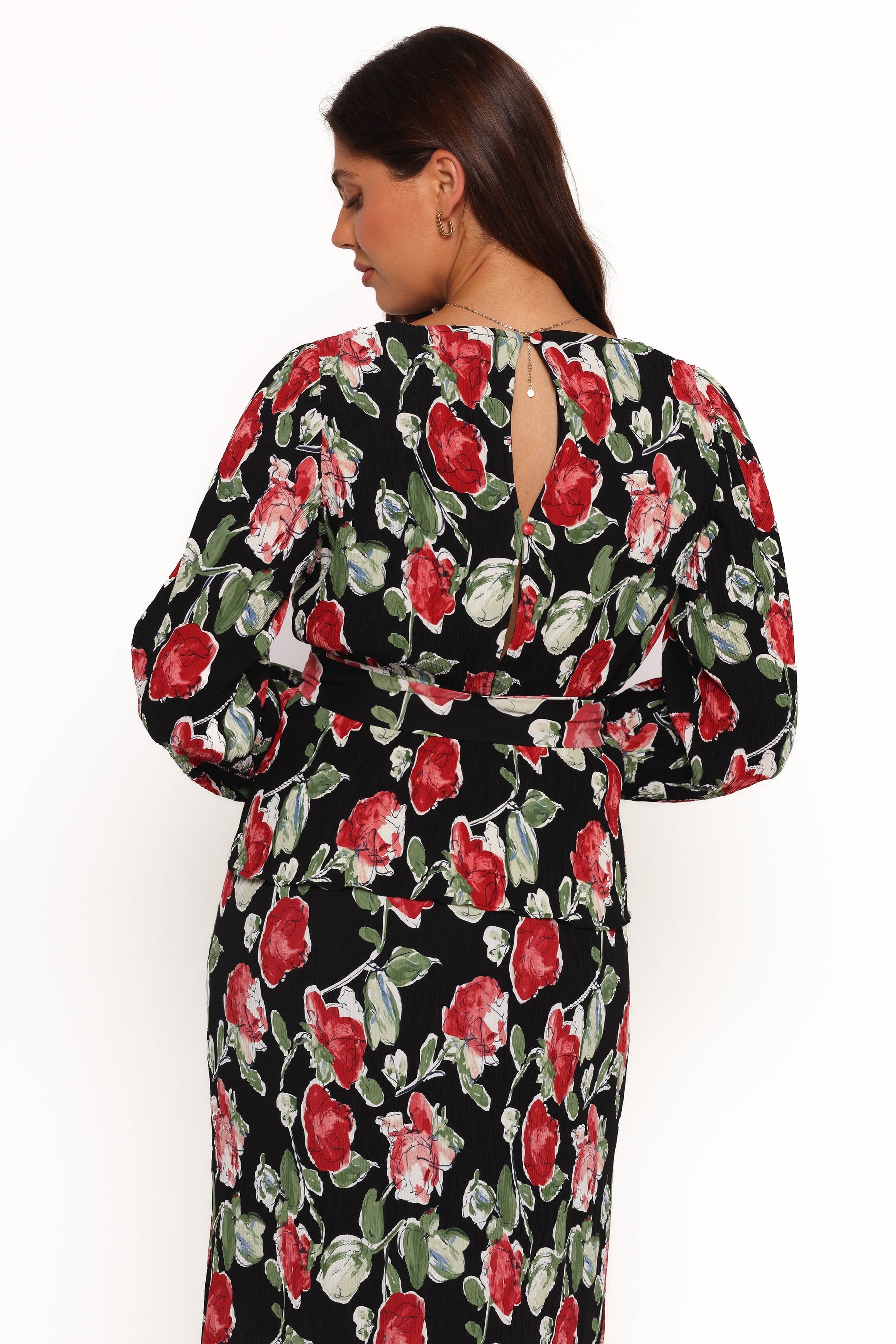Petal and Pup USA TOPS Minelli Pleat Top - Black Rose