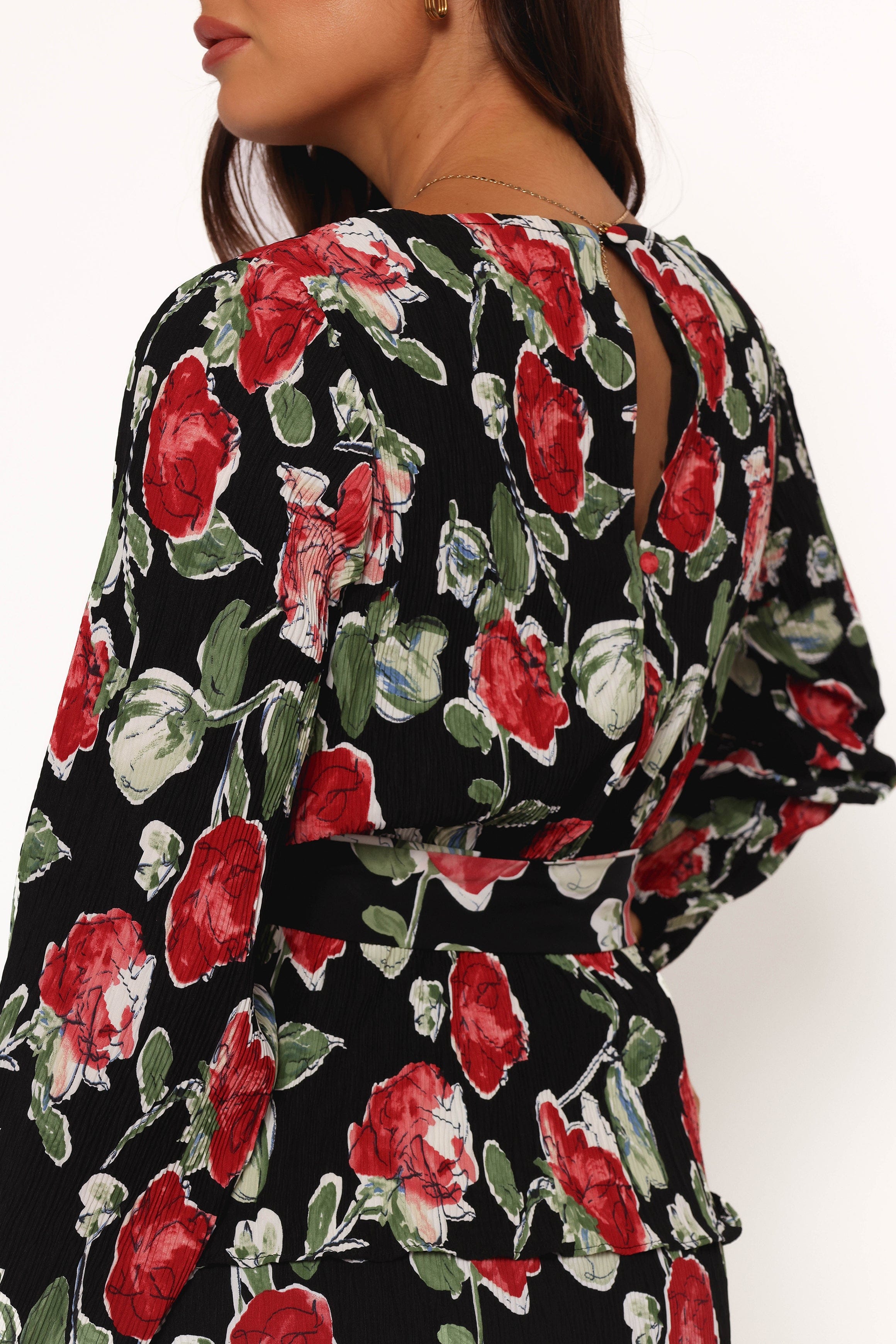 Petal and Pup USA TOPS Minelli Pleat Top - Black Rose