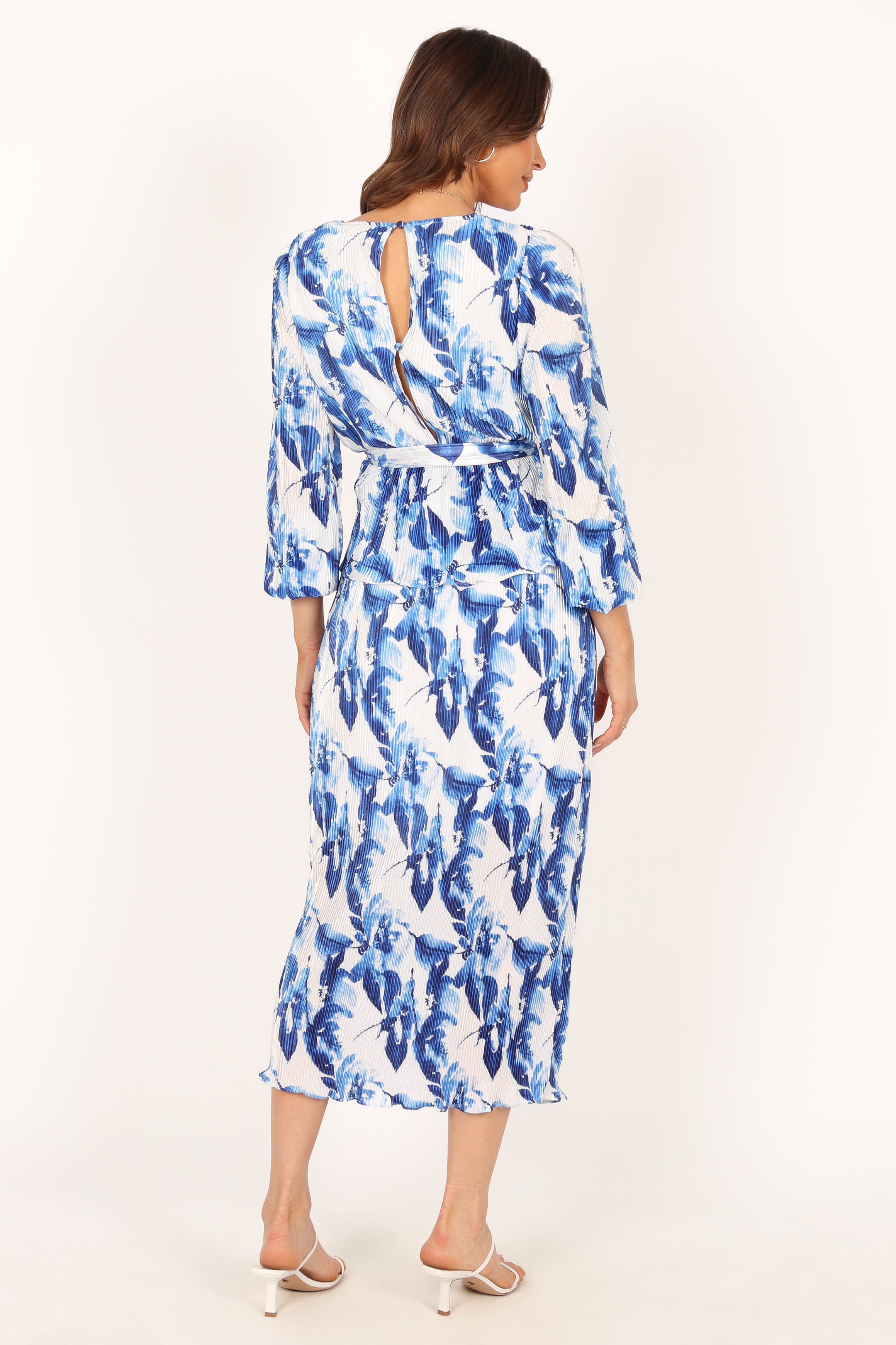 Petal and Pup USA TOPS Minelli Pleat Top - Blue