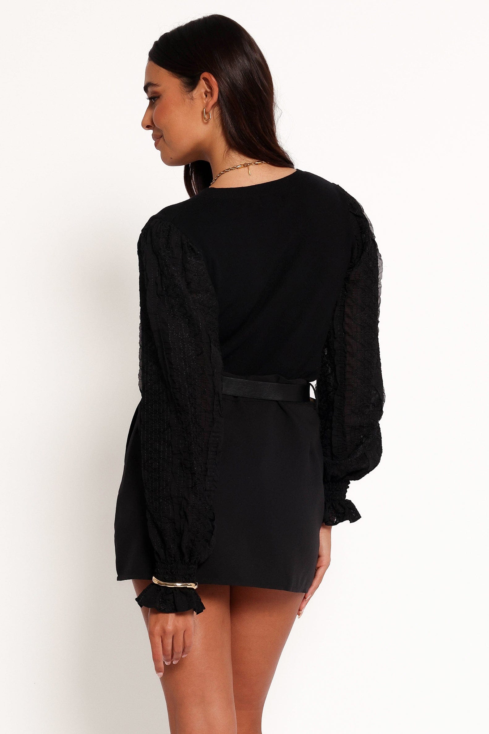 Petal and Pup USA TOPS Misah Long Sleeve Top - Black
