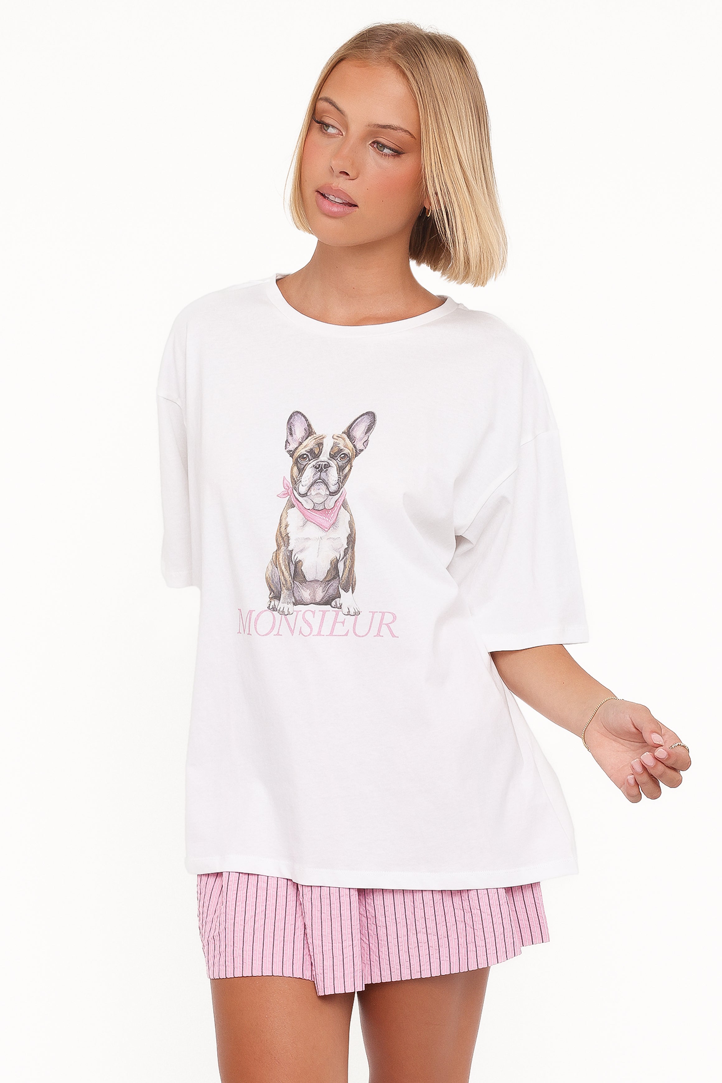 Petal and Pup USA TOPS Monsier Tee - White
