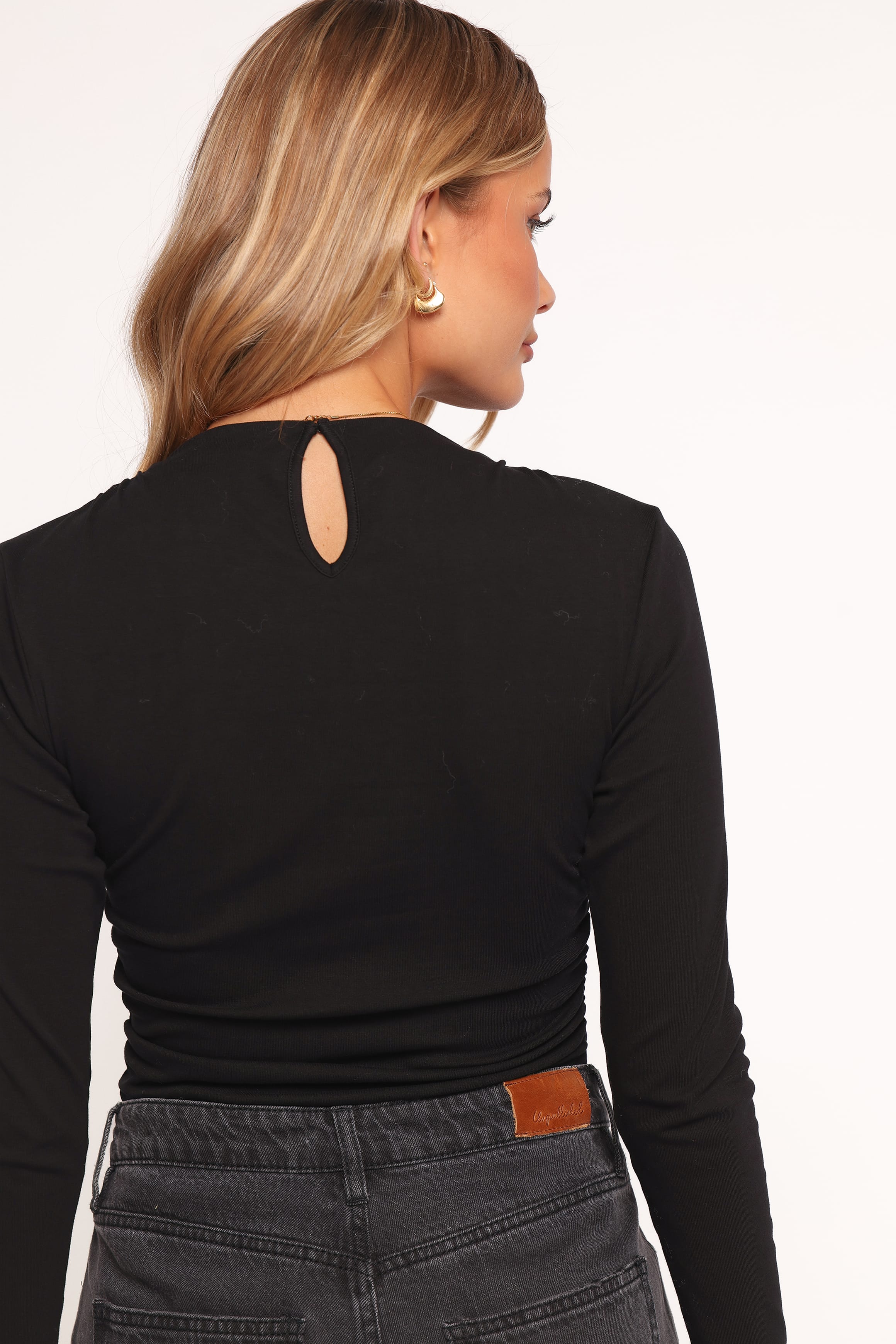 Petal and Pup USA TOPS Nissa Long Sleeve Top - Black