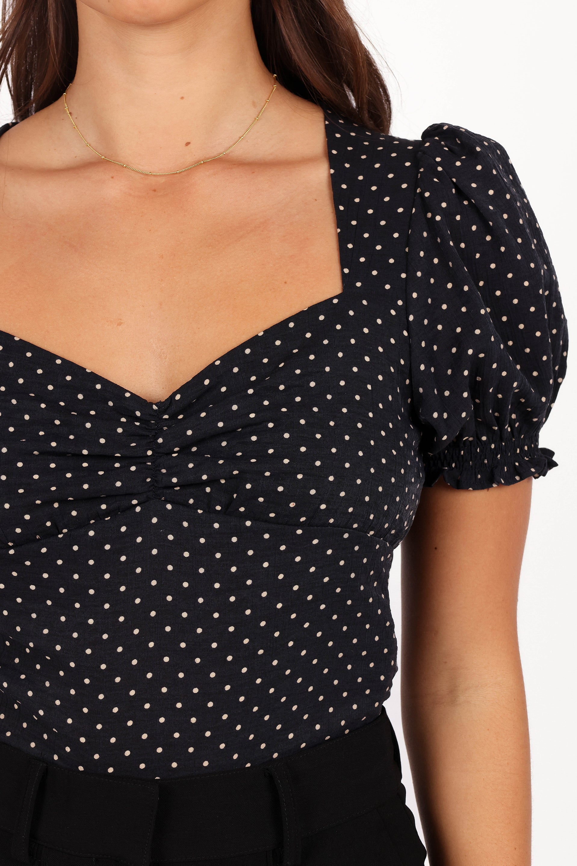 Petal and Pup USA TOPS Noel Top - Black Cream