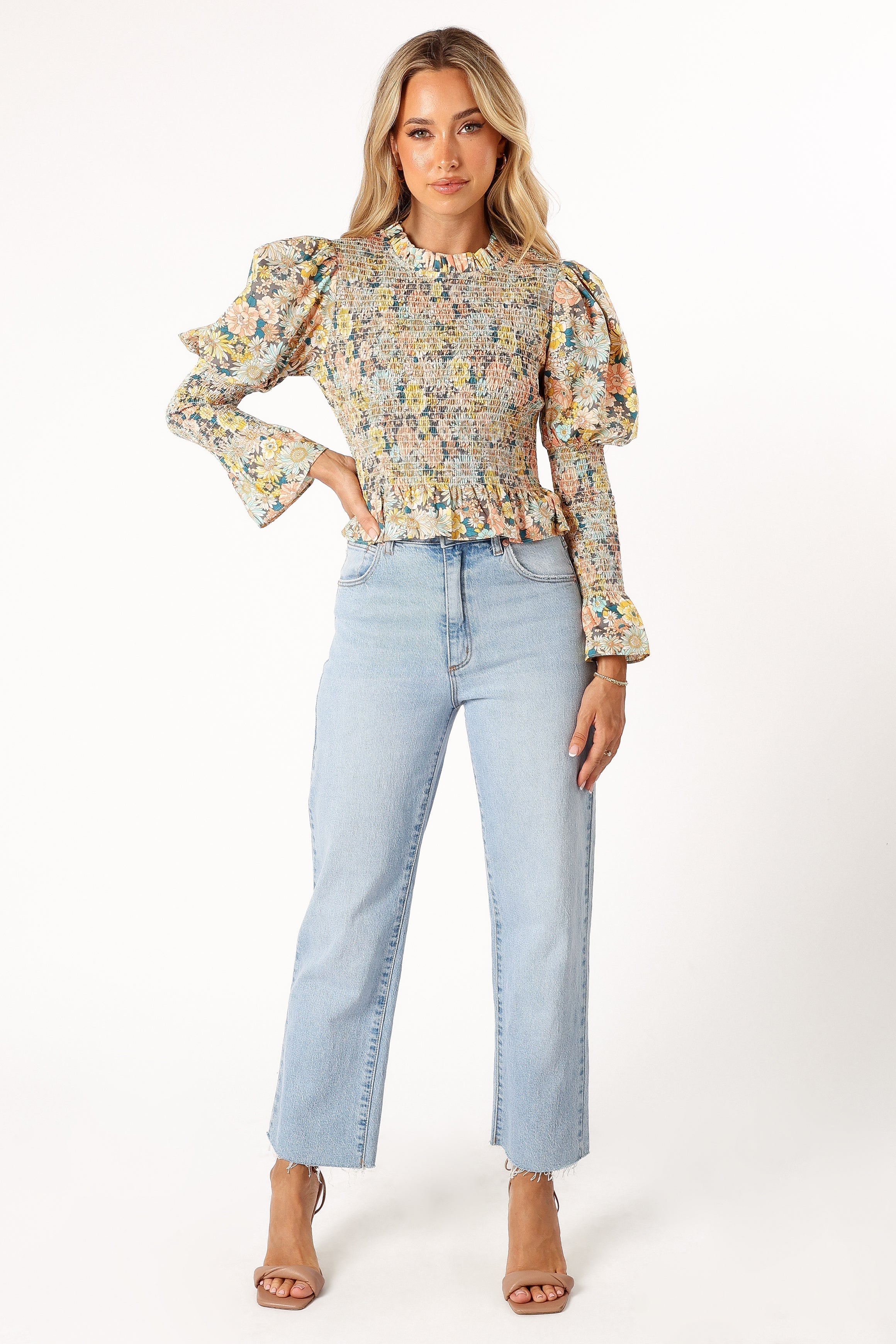 Petal and Pup USA TOPS Novah Long Sleeve Top - Floral