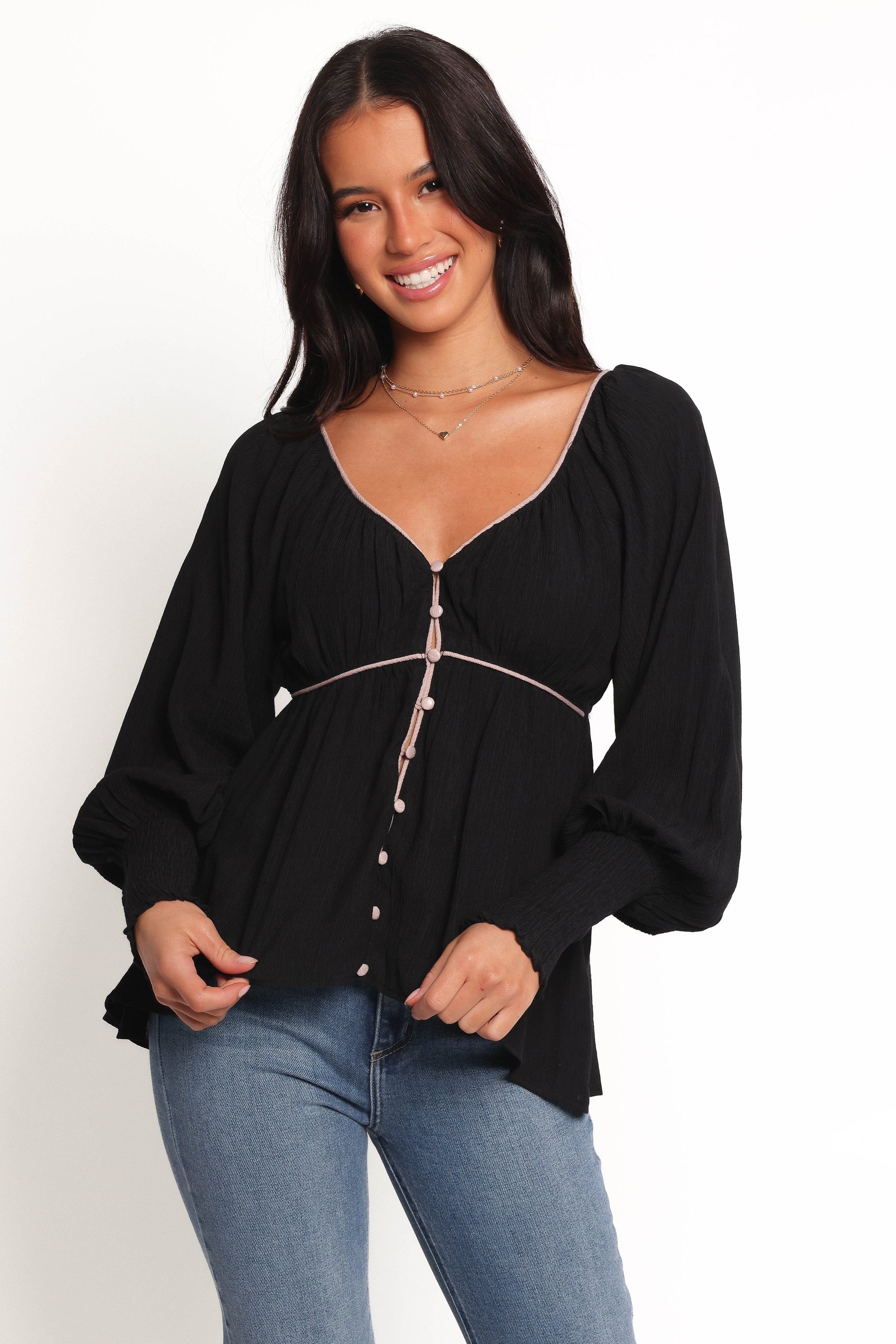 Petal and Pup USA TOPS Pannia Top - Black