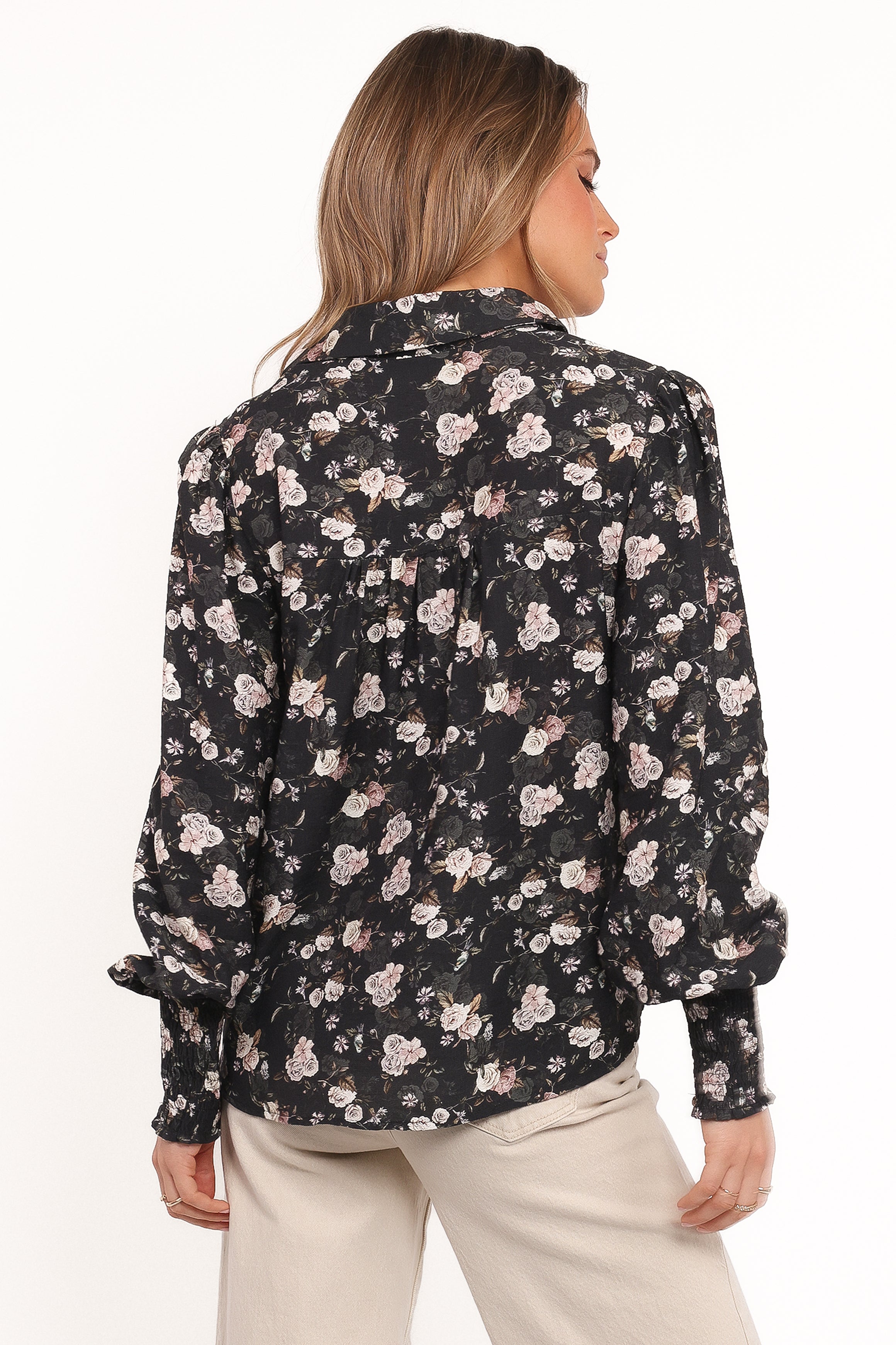 Petal and Pup USA TOPS Parsons Blouse - Dark Floral