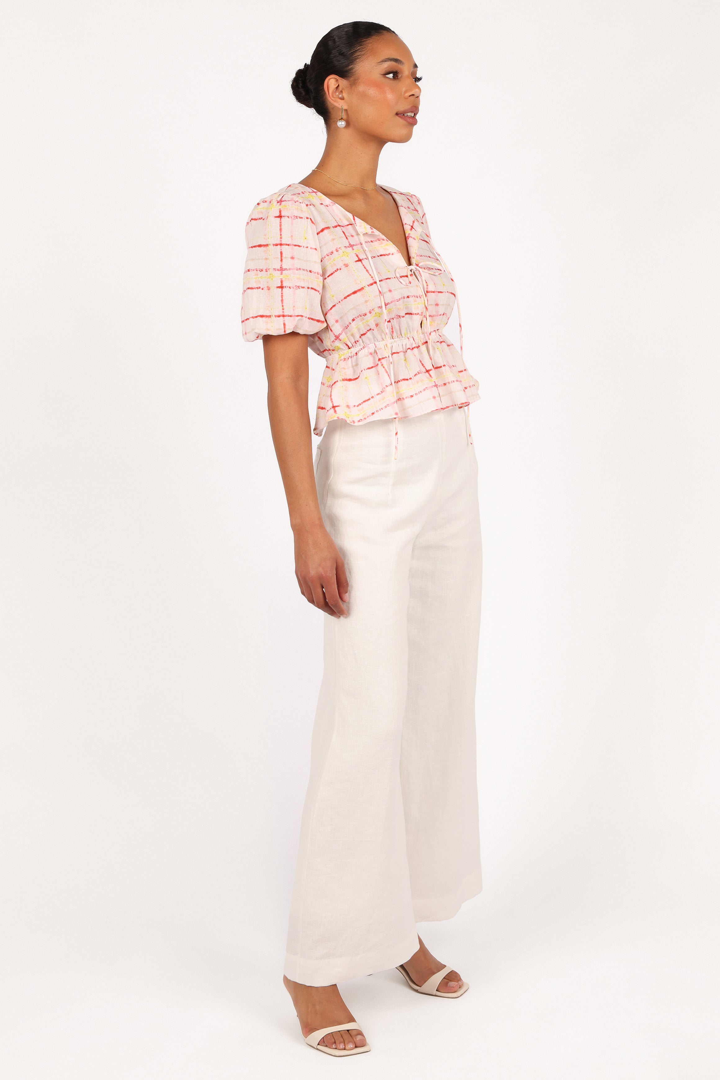 Petal and Pup USA TOPS Pippi Top - Sunset Check