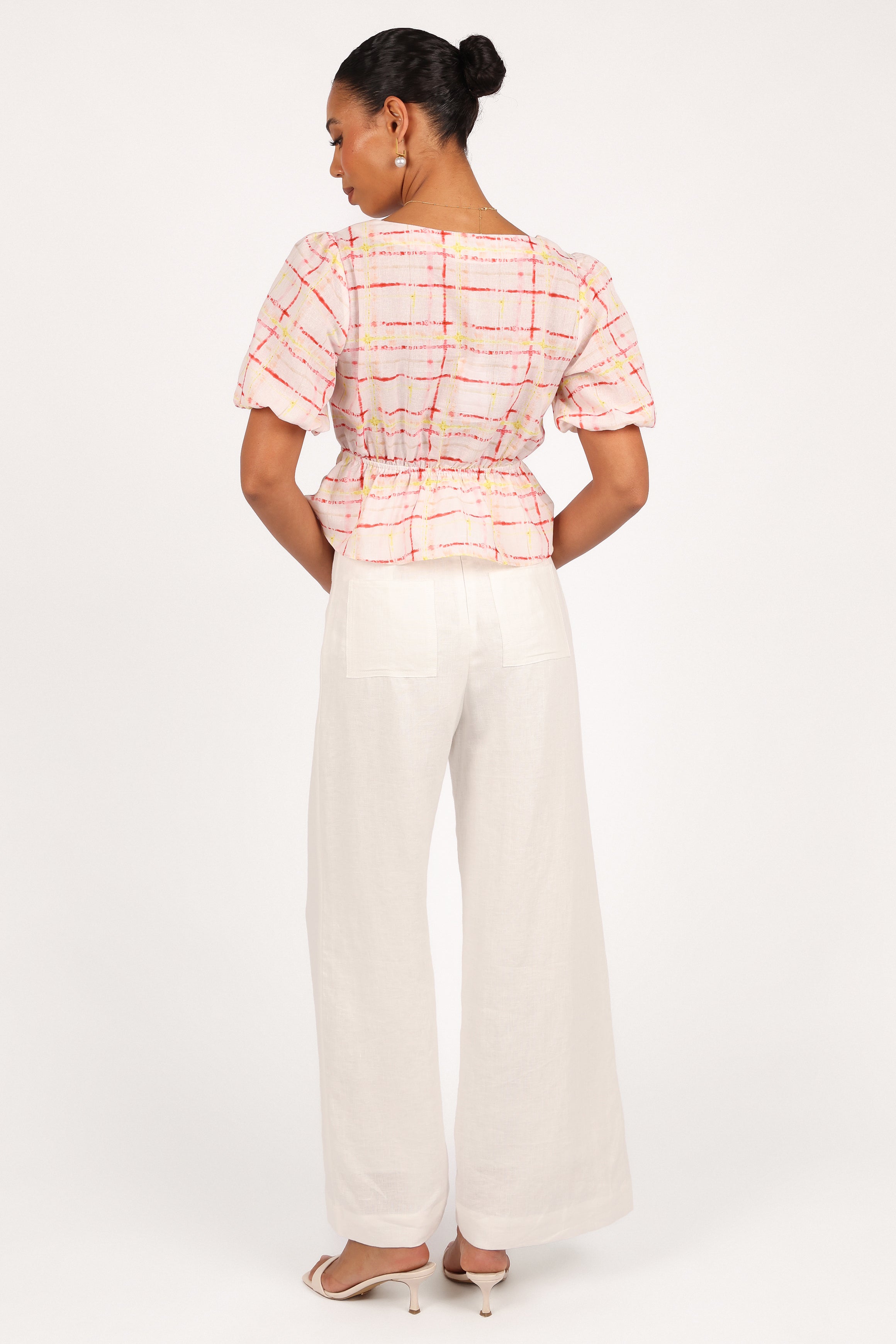 Petal and Pup USA TOPS Pippi Top - Sunset Check