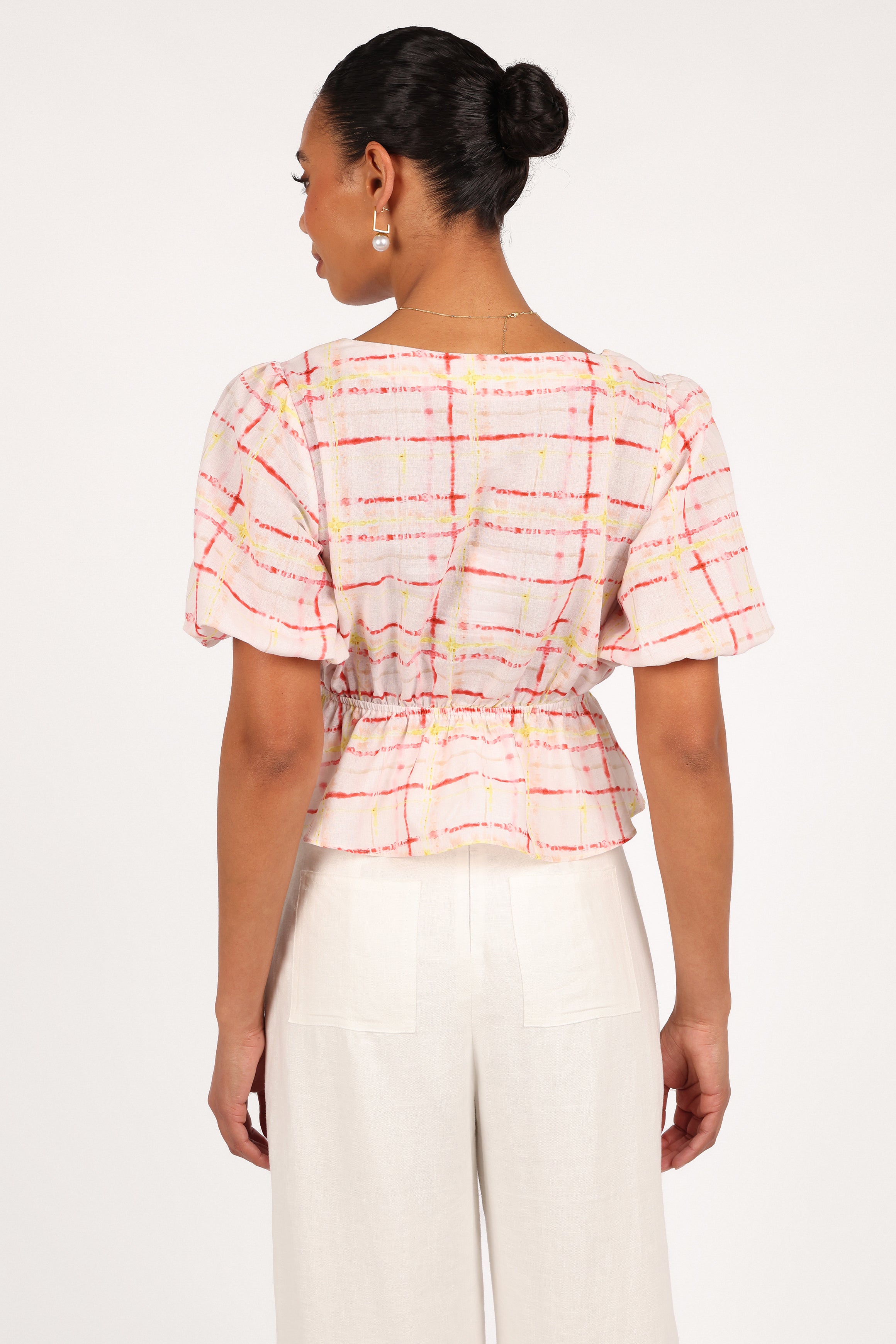 Petal and Pup USA TOPS Pippi Top - Sunset Check