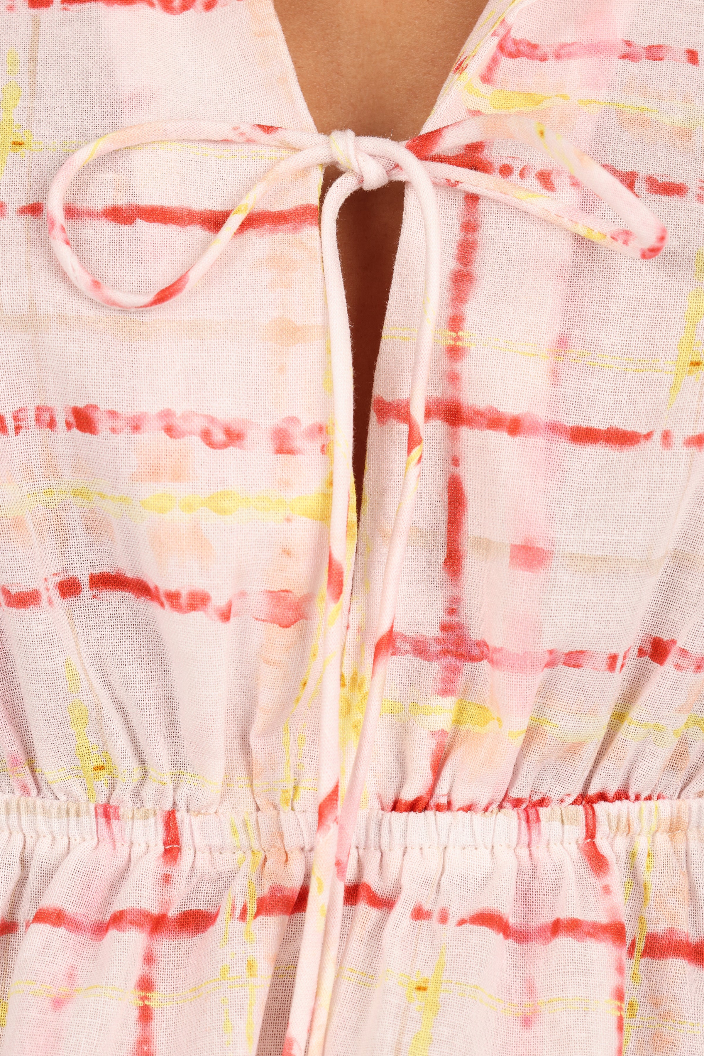 Petal and Pup USA TOPS Pippi Top - Sunset Check