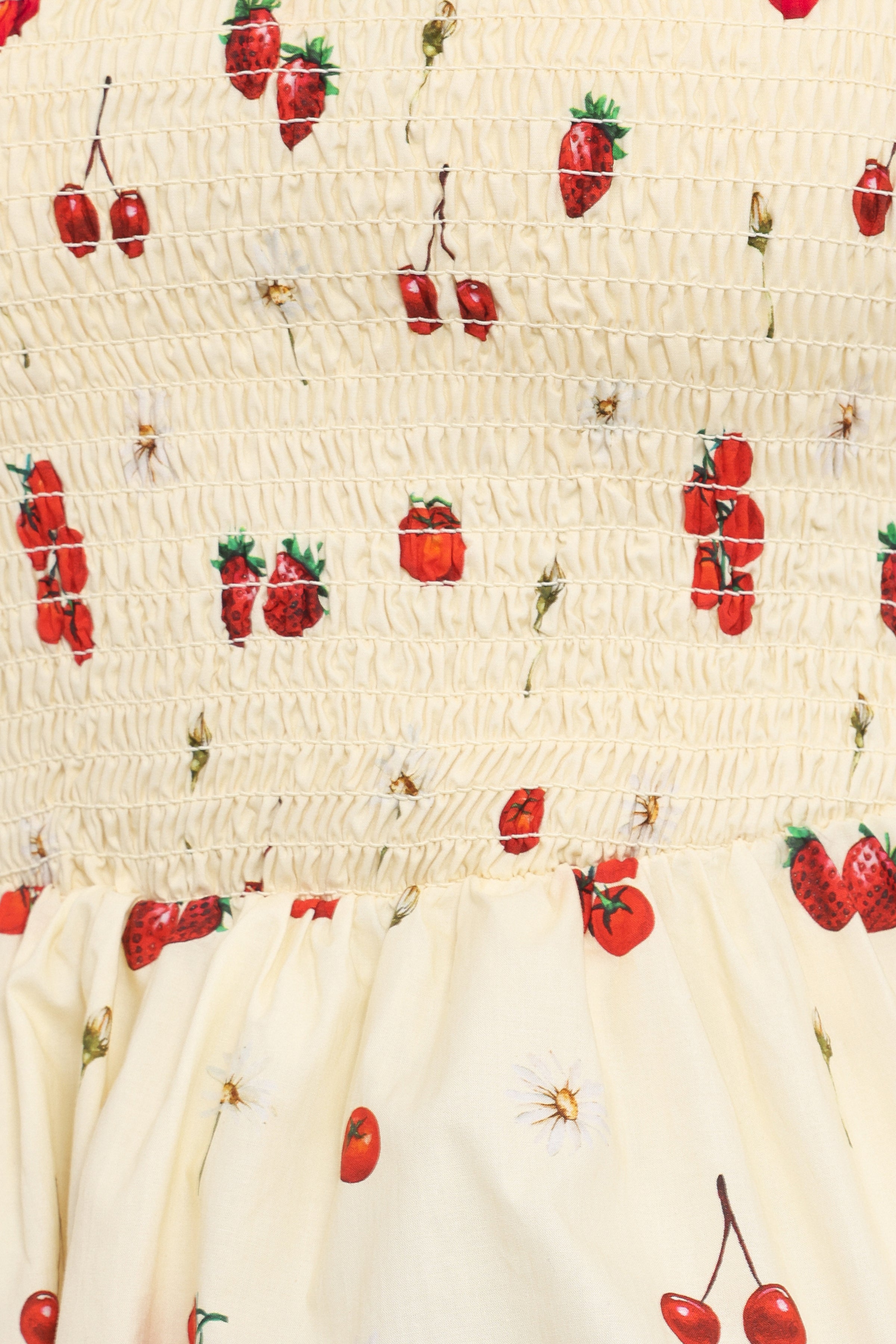Petal and Pup USA TOPS Remira Smocked Ruffle Top - Yellow Cherry (Hold for Amazon)