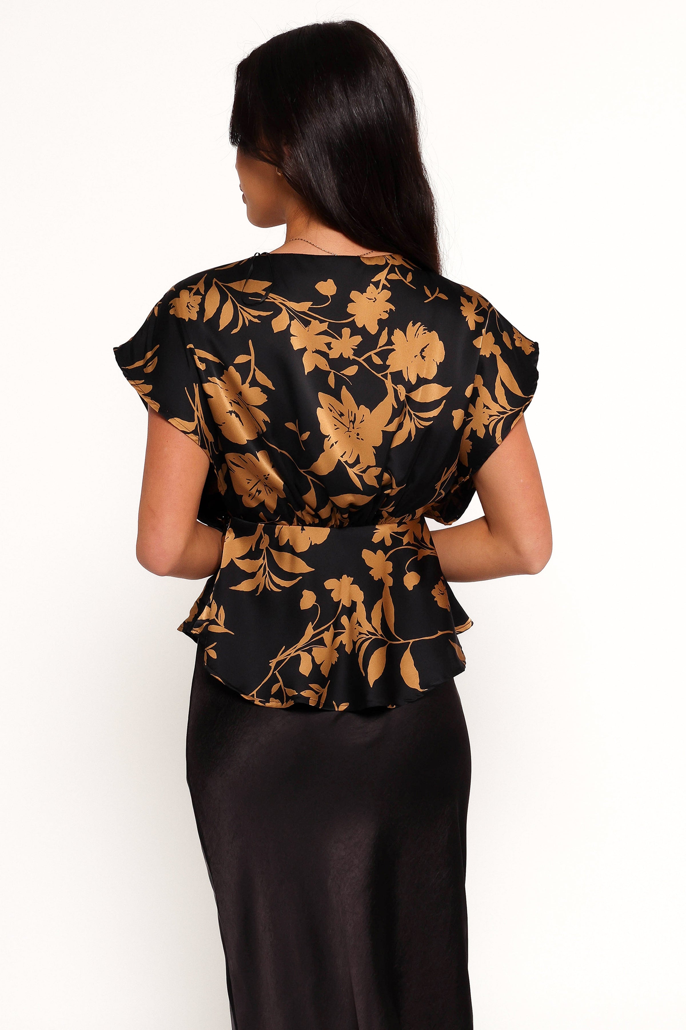 Petal and Pup USA TOPS Ricki Top - Black Gold