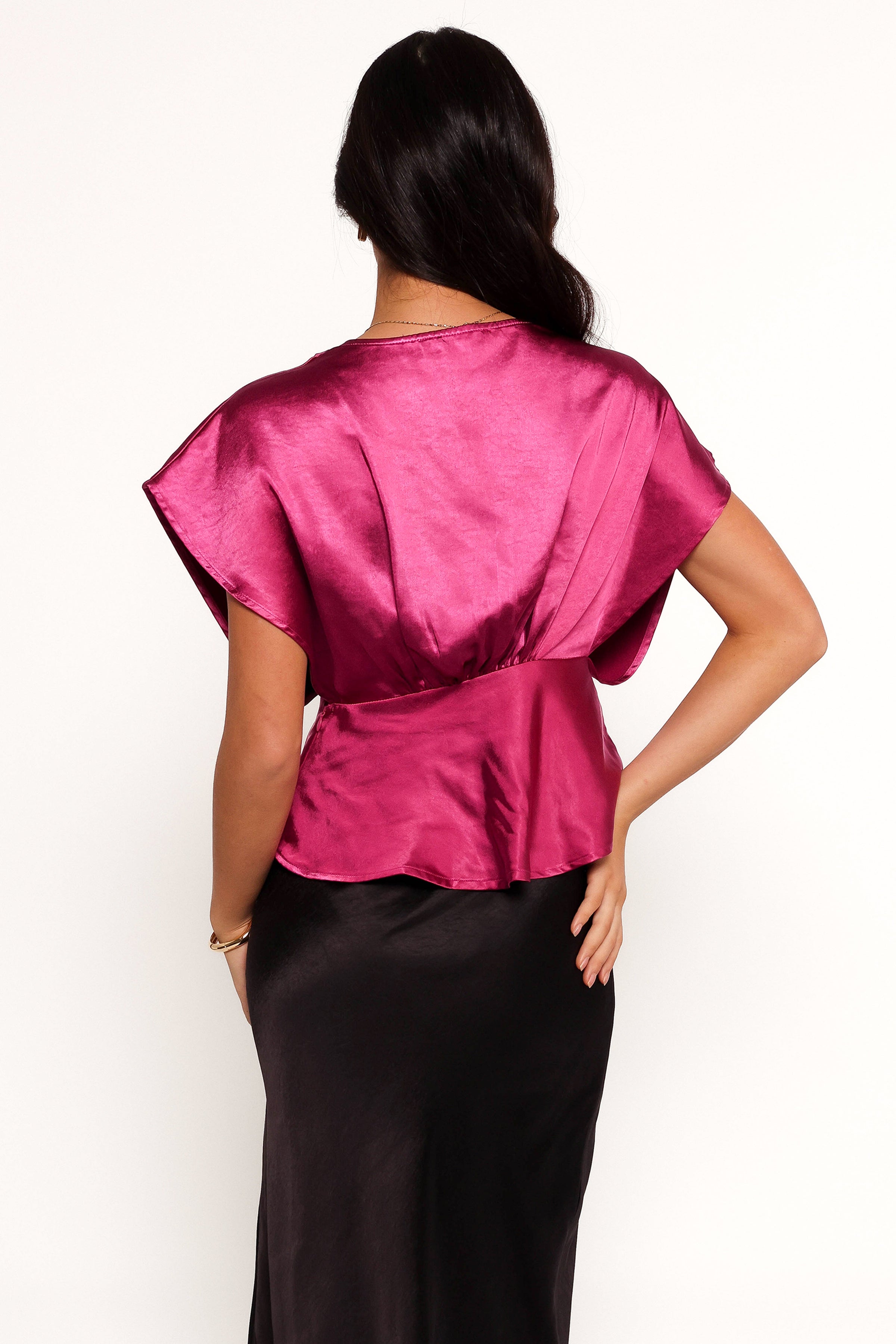 Petal and Pup USA TOPS Ricki Top - Raspberry