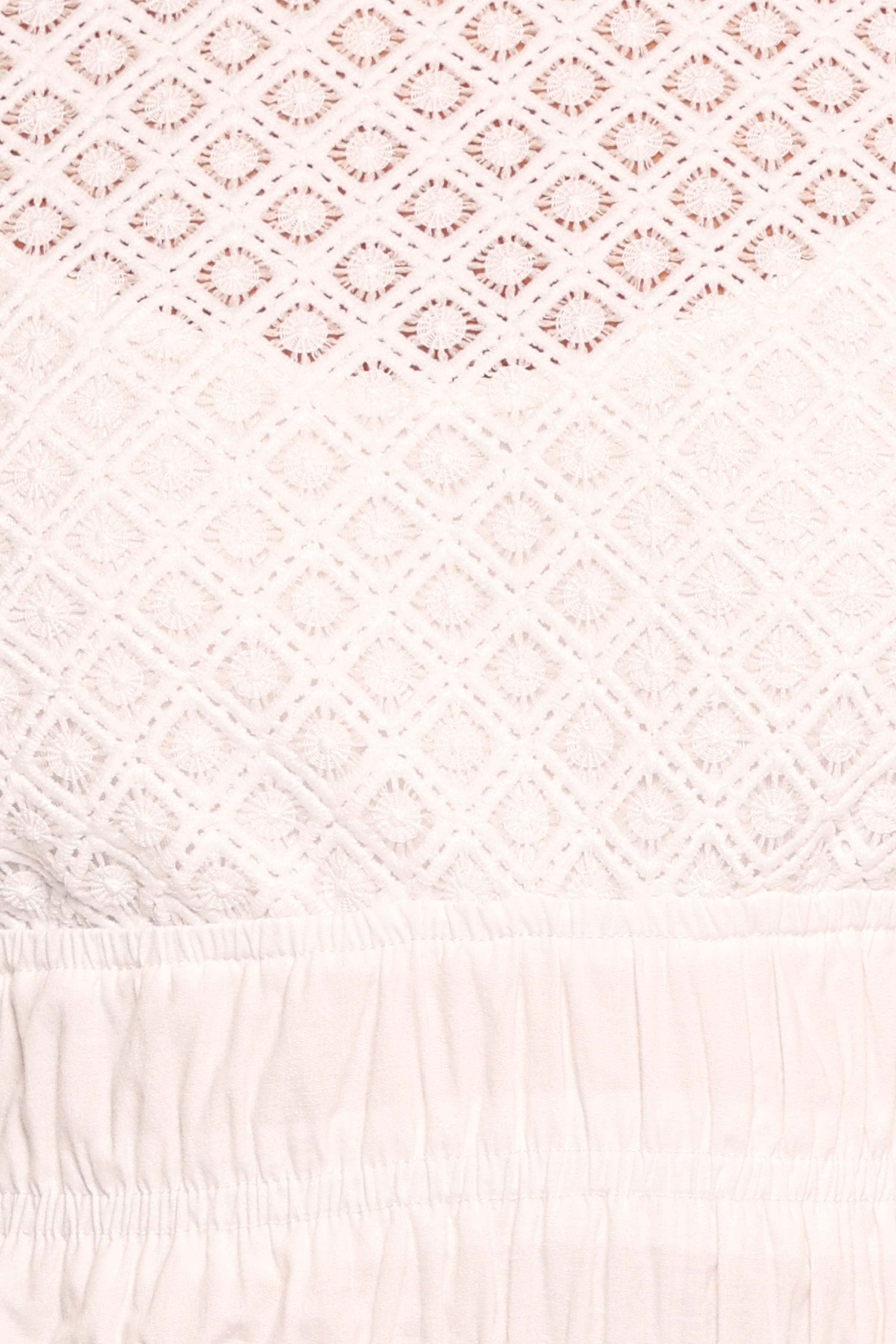 Petal and Pup USA TOPS Riven Shirred Top - White