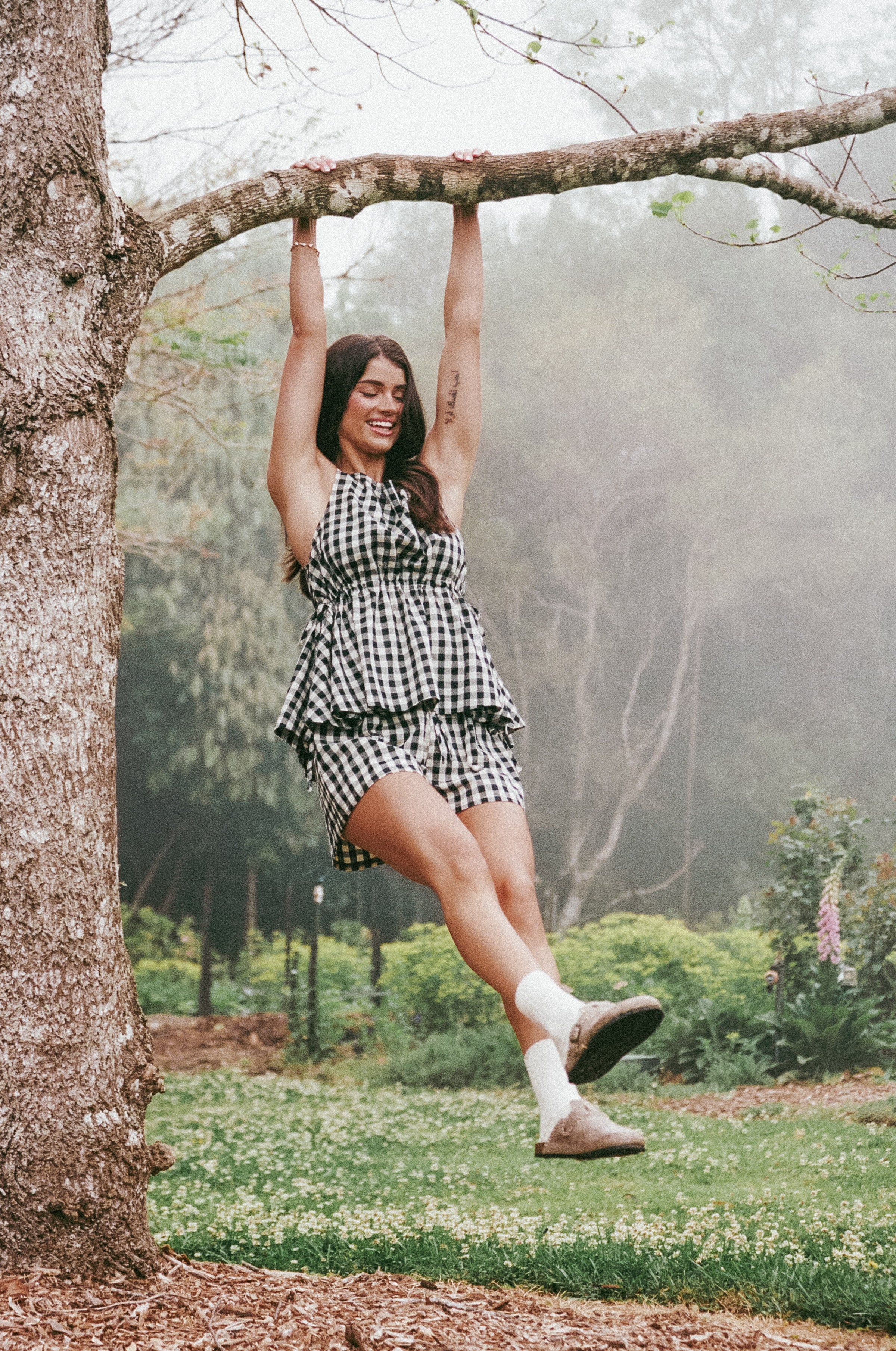 Petal and Pup USA TOPS Rory Top - Black Gingham