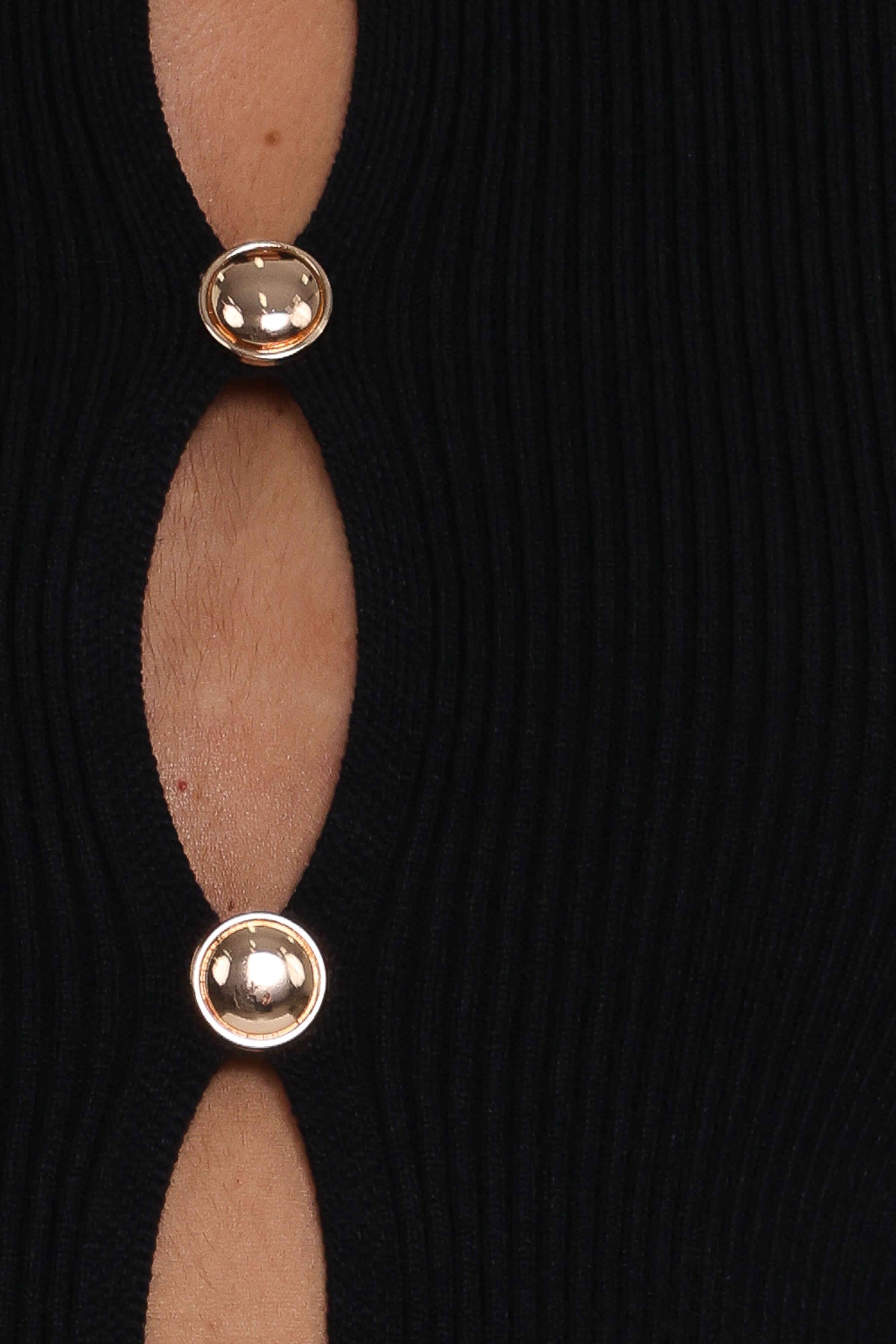 Petal and Pup USA TOPS Rosienna Knit Top - Black