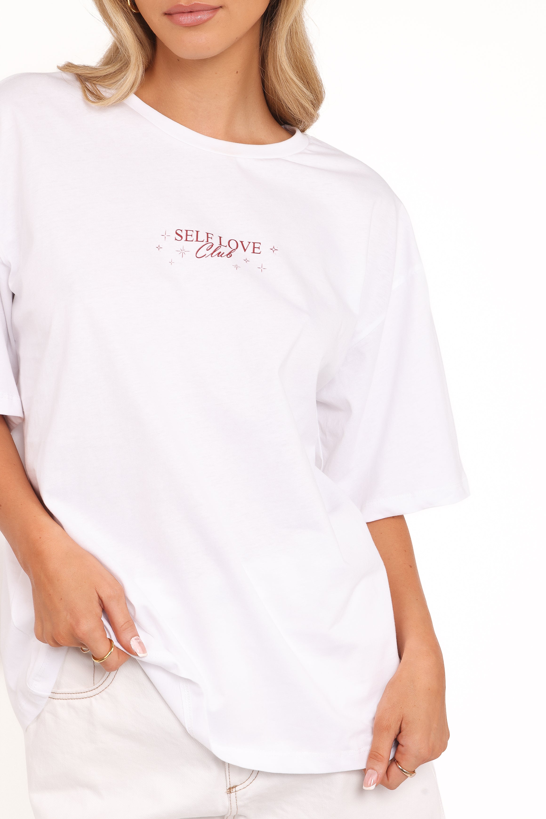 Petal and Pup USA TOPS Runa Self Love Graphic Tee - White