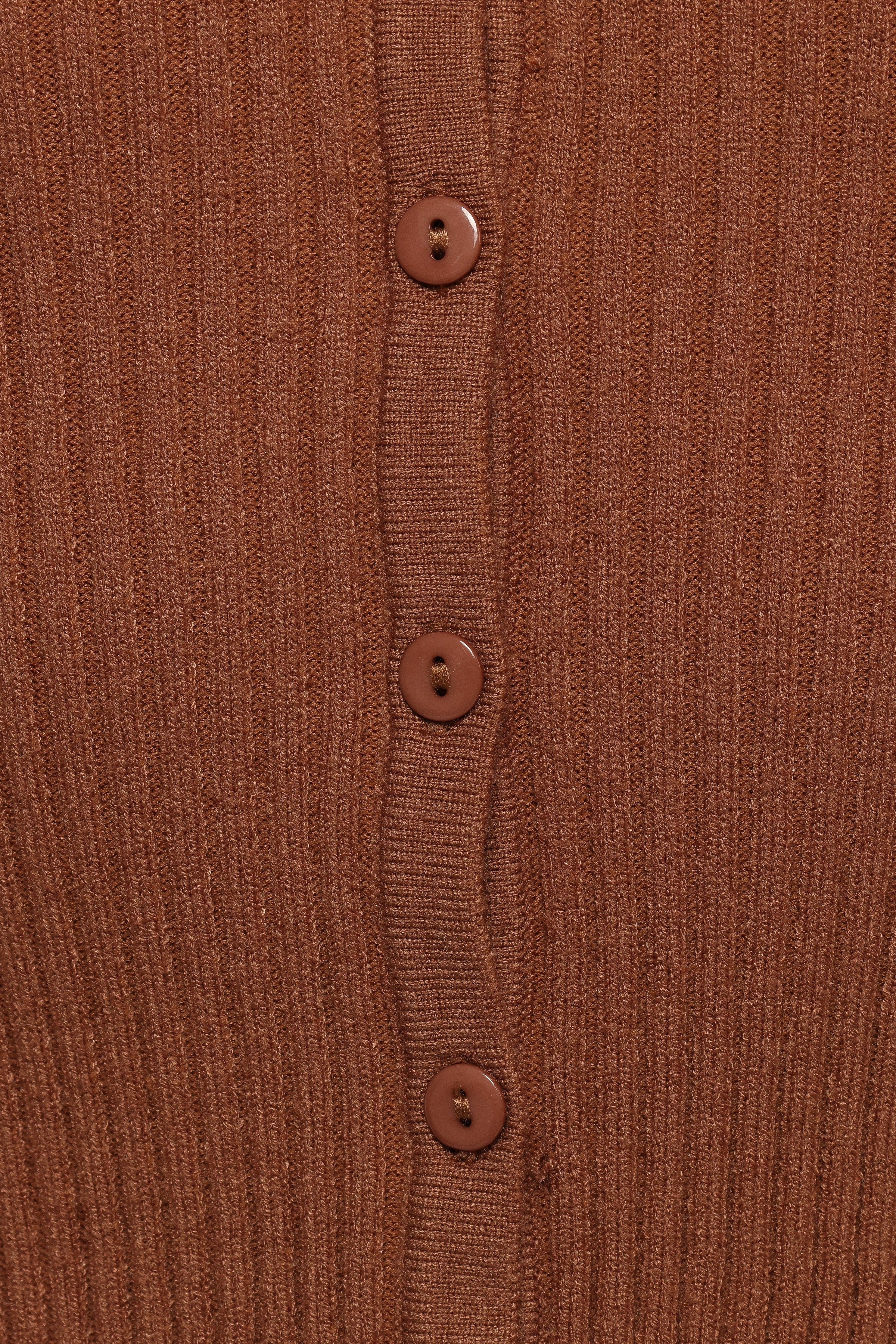 Petal and Pup USA TOPS Sakuna Long Sleeve Top - Cognac