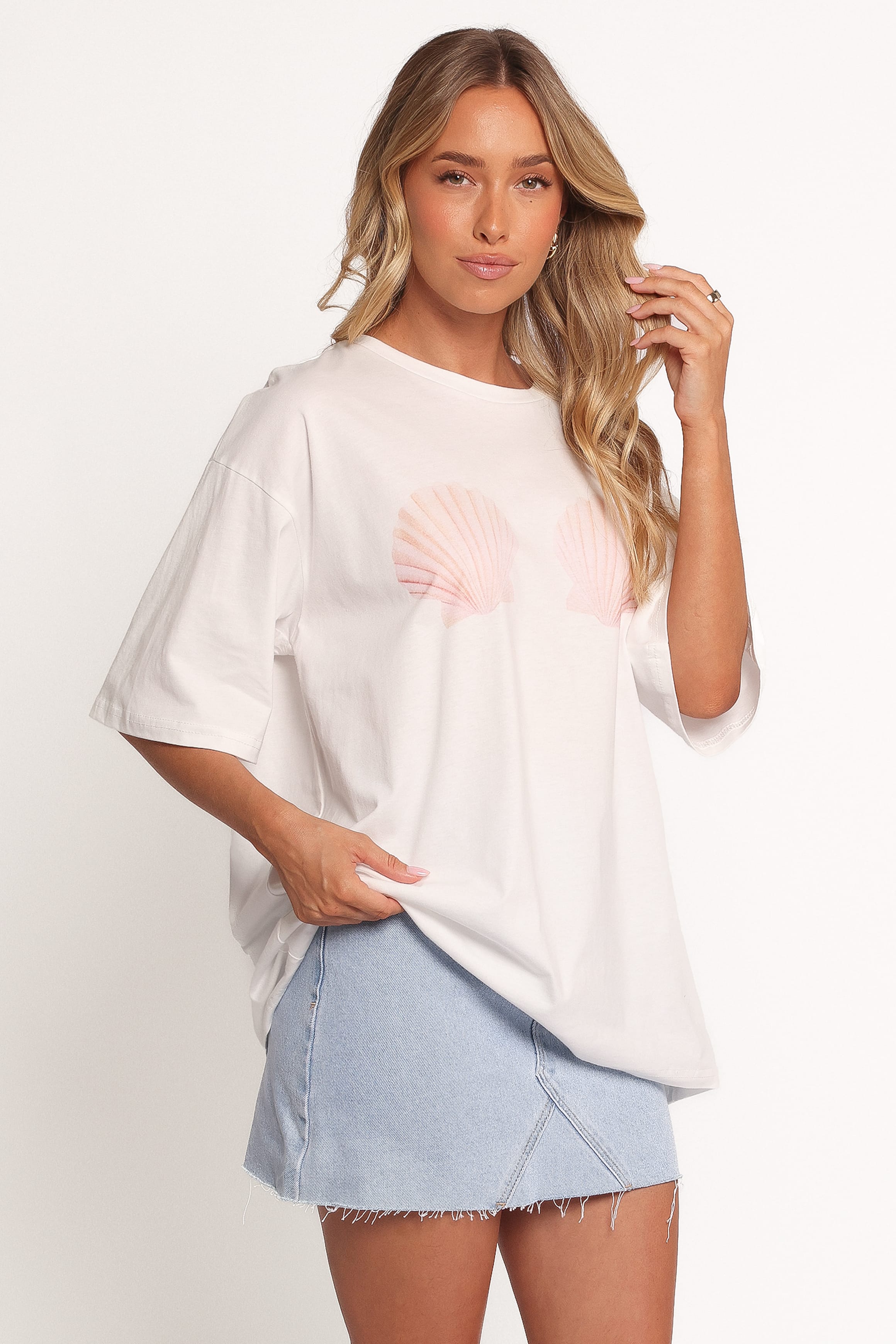 Petal and Pup USA TOPS Sammie Graphic Tee - White