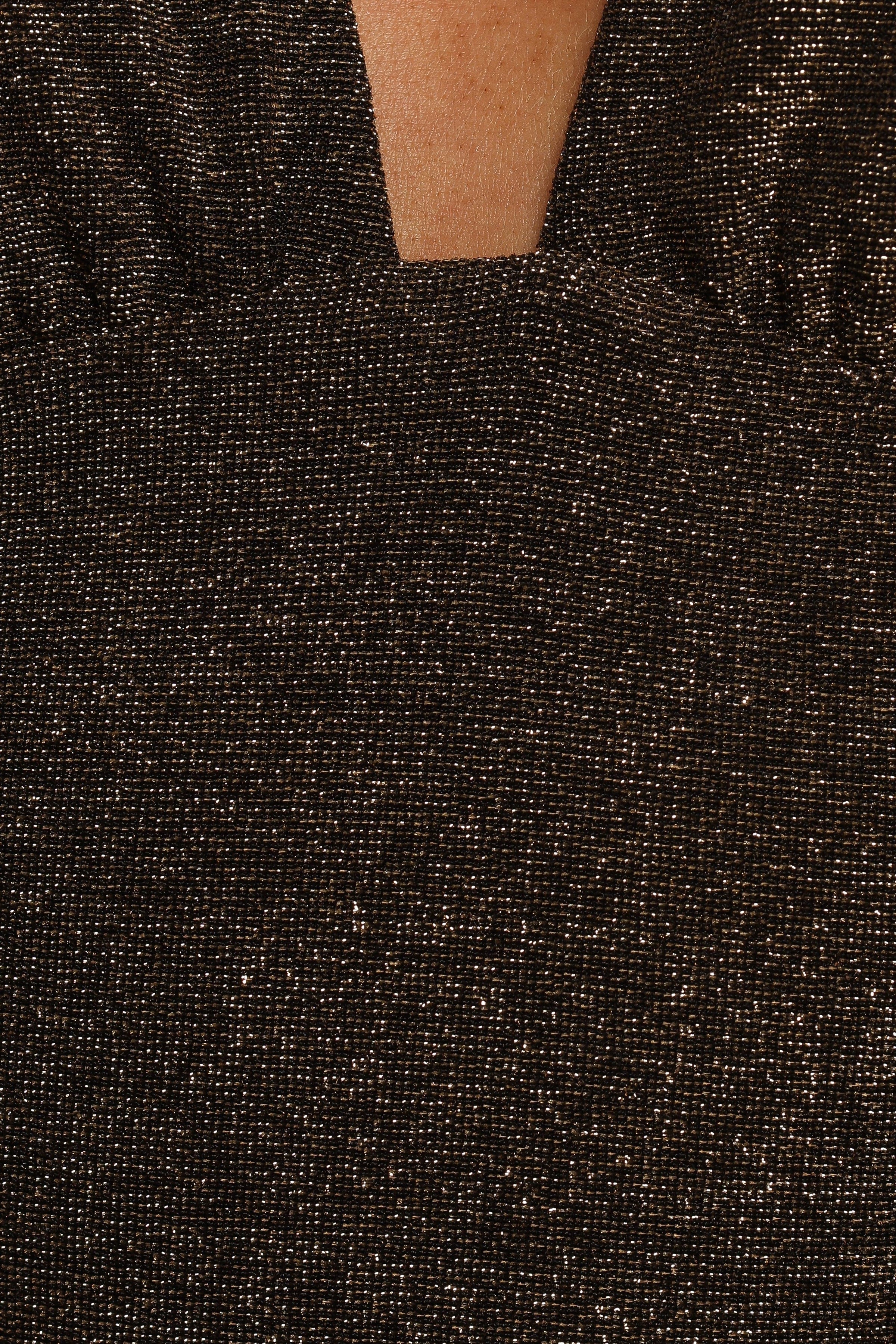 Petal and Pup USA TOPS Savannah Bodysuit - Black Light Gold
