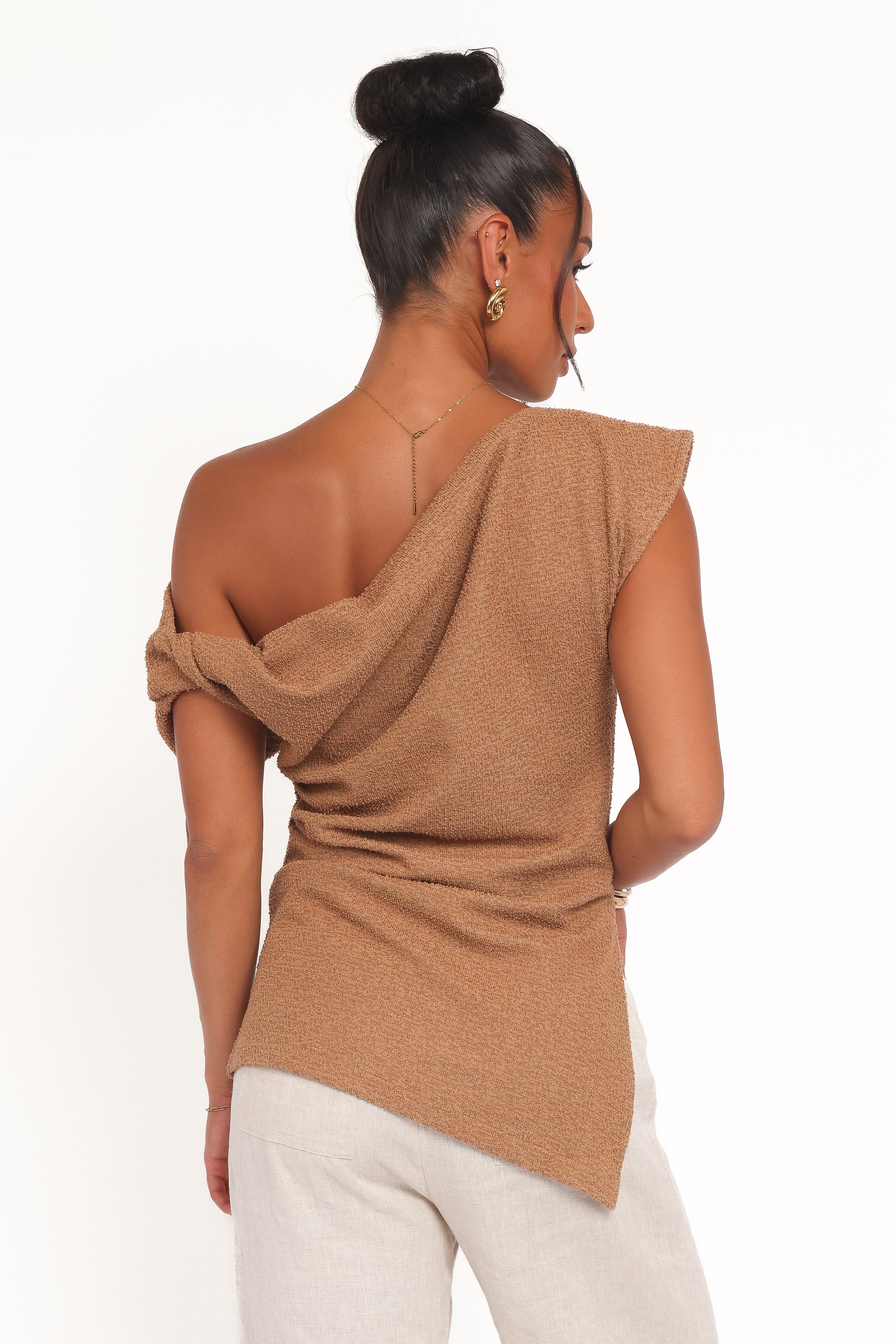 Petal and Pup USA TOPS Selma Knit Top - Brown