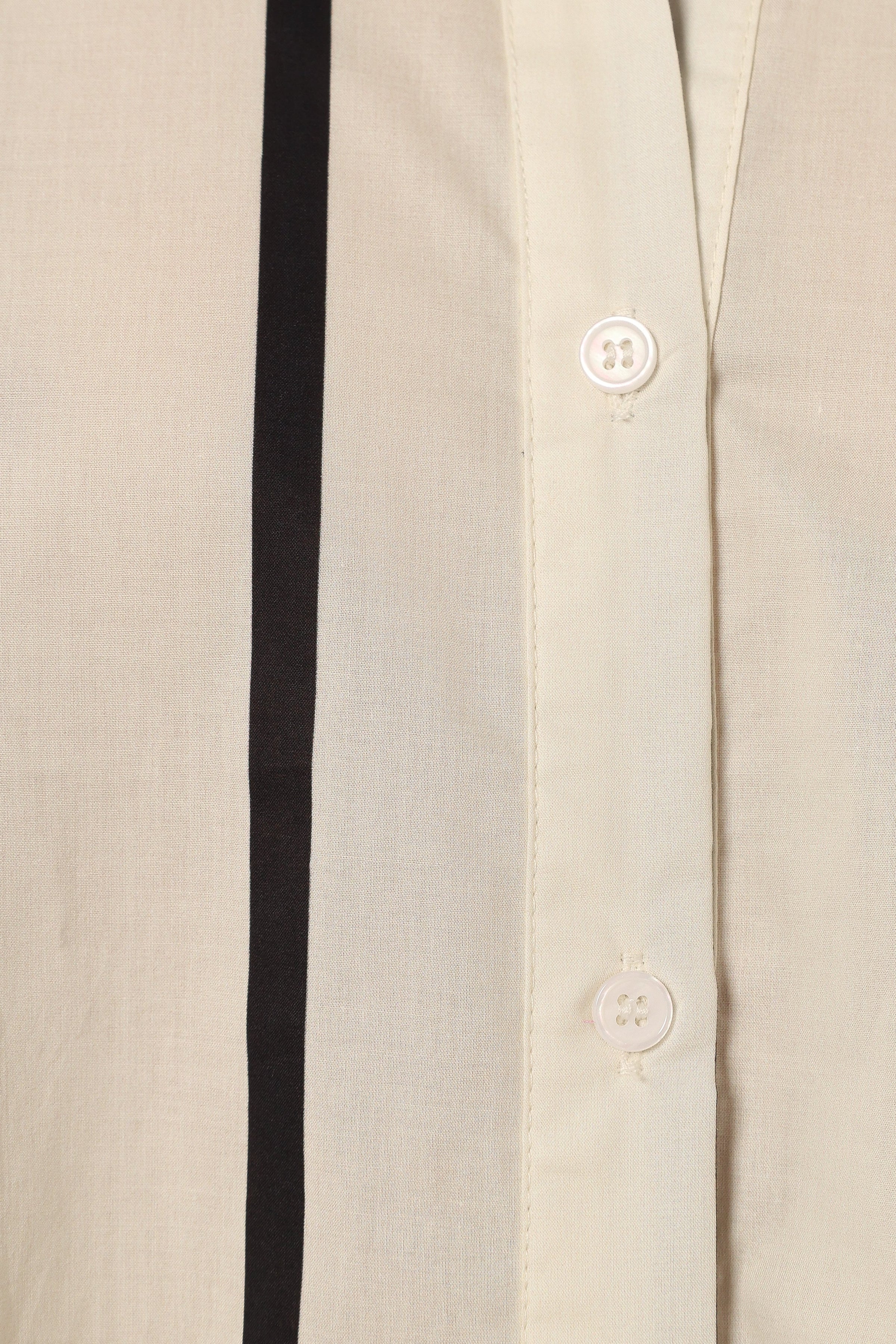 Petal and Pup USA TOPS Silvia Button Down Shirt - Cream Stripe