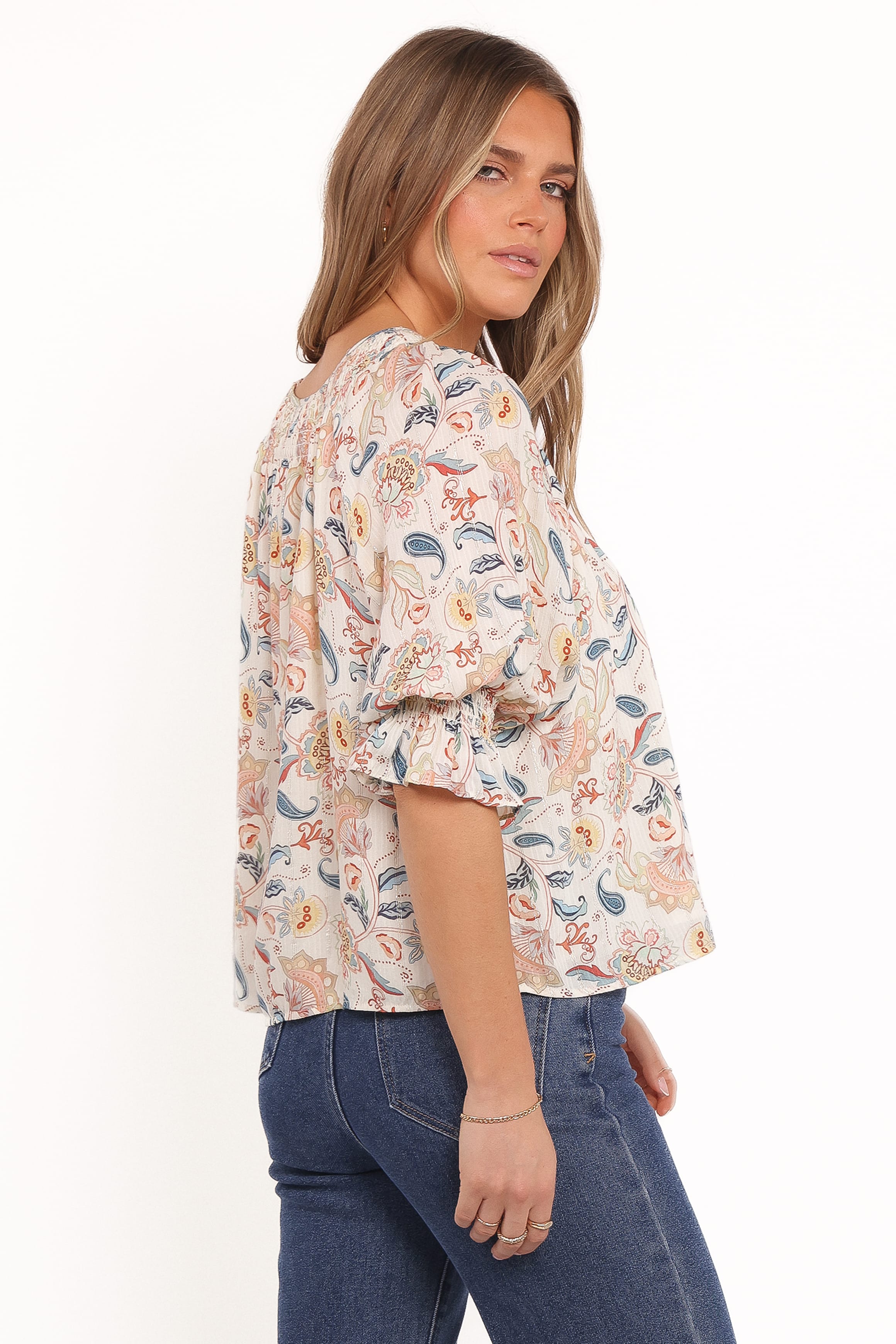 Petal and Pup USA TOPS Sonia Top - Paisley