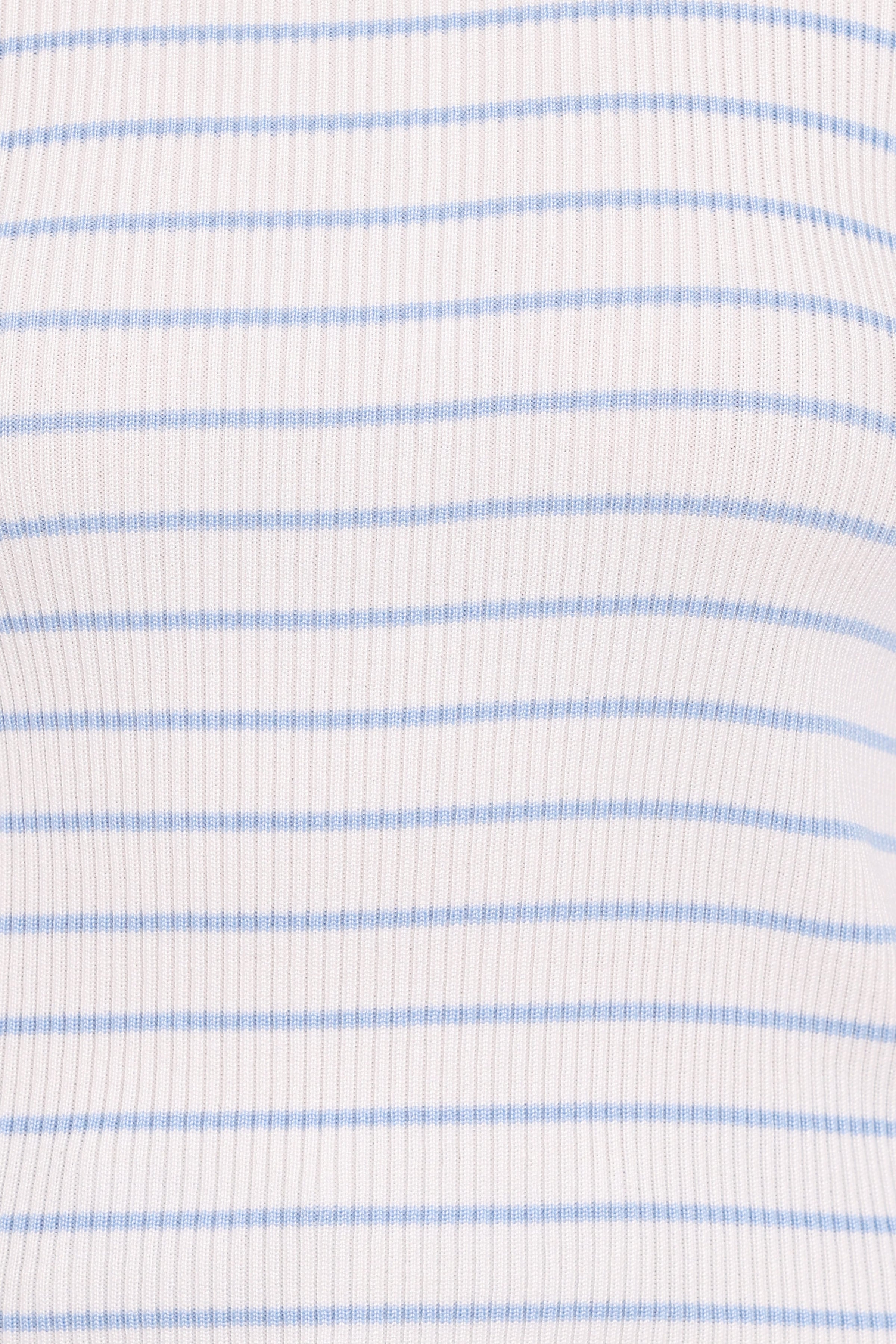Petal and Pup USA TOPS Stacie Ribbed Knit Top - Light Blue Stripe