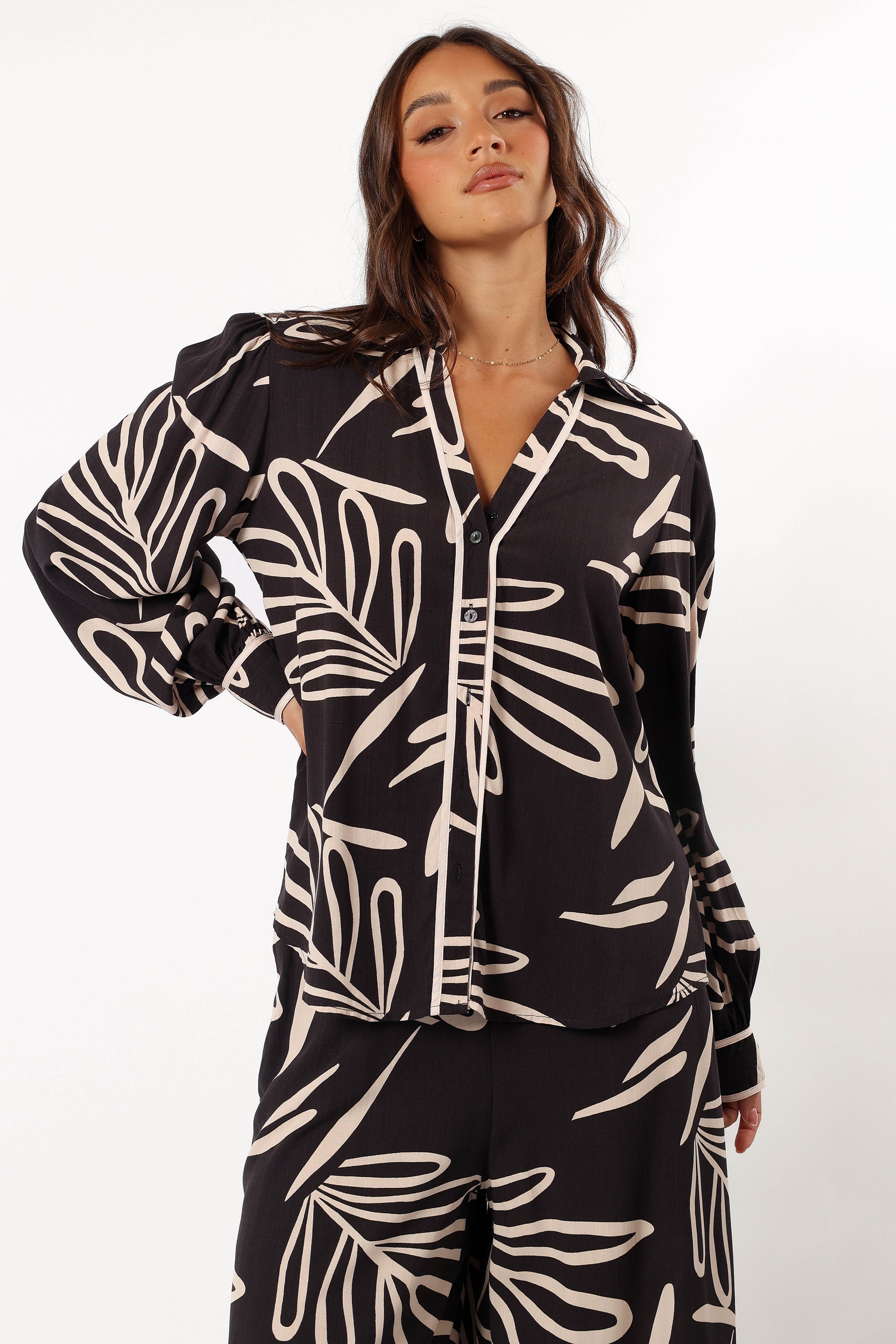 Petal and Pup USA TOPS Talia Top - Black