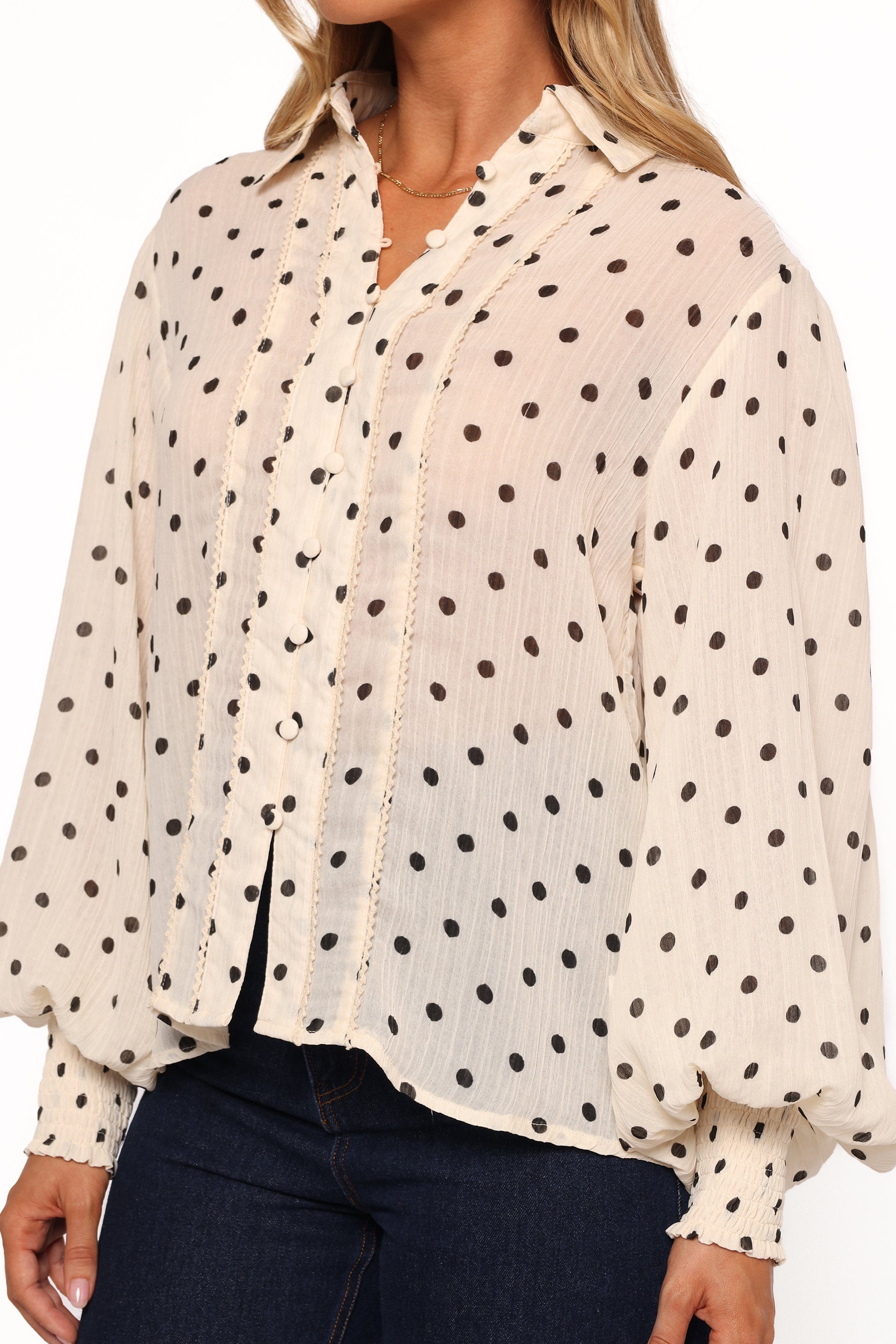 Petal and Pup USA TOPS Tallara Top - Polka Dot