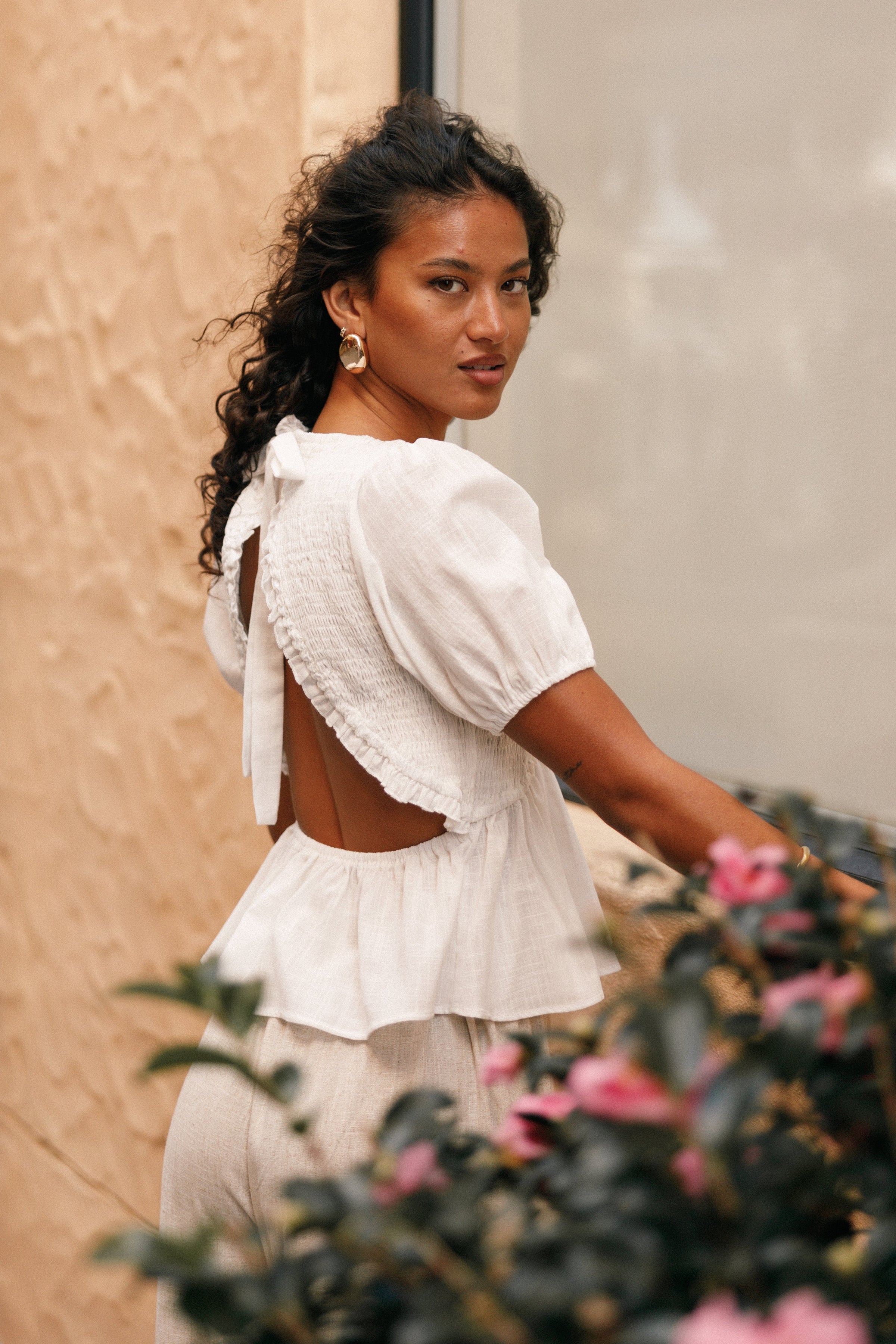 Petal and Pup USA TOPS Tamara Top - White